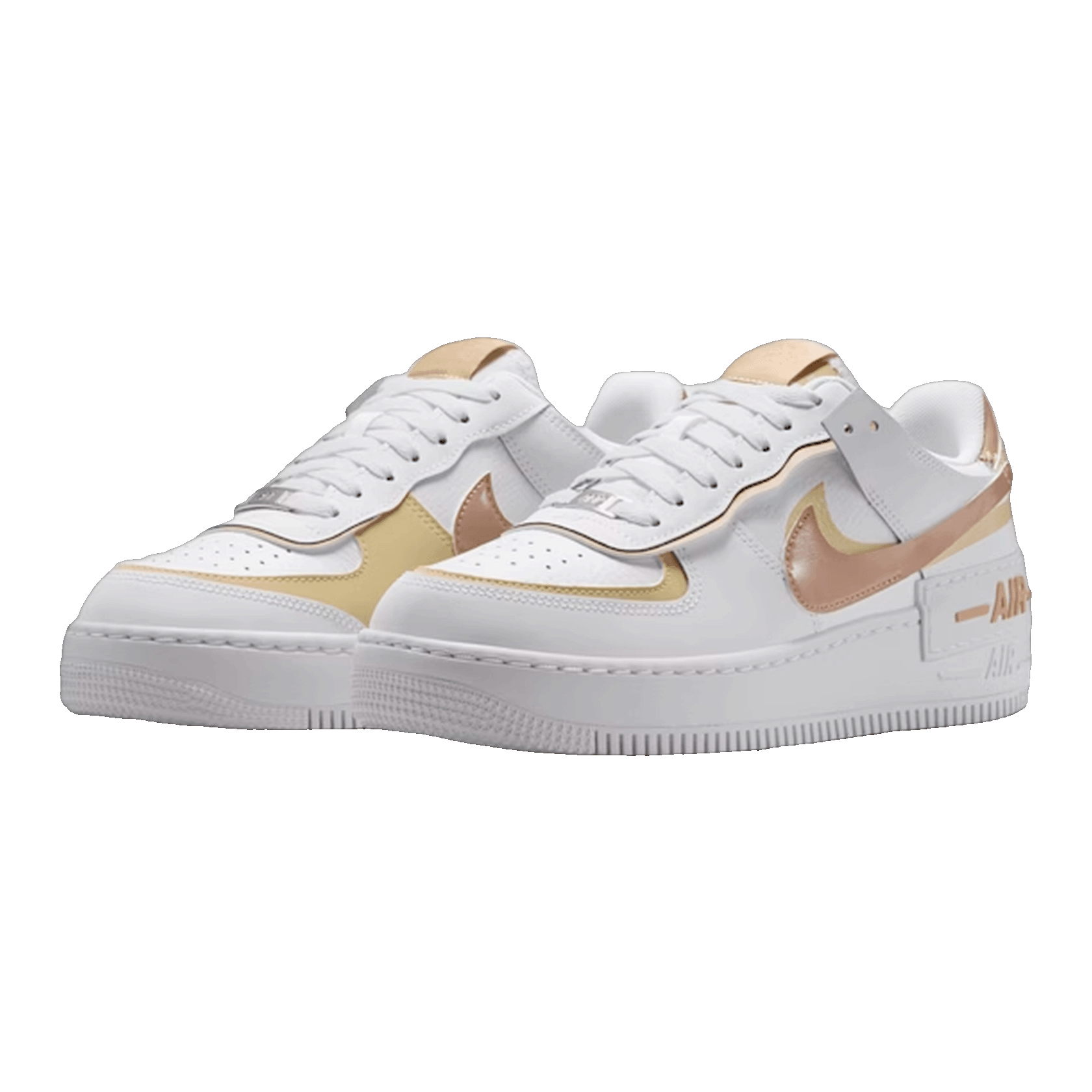 Nike Air Force 1 Low Shadow White Team Gold Rattan (W) Side