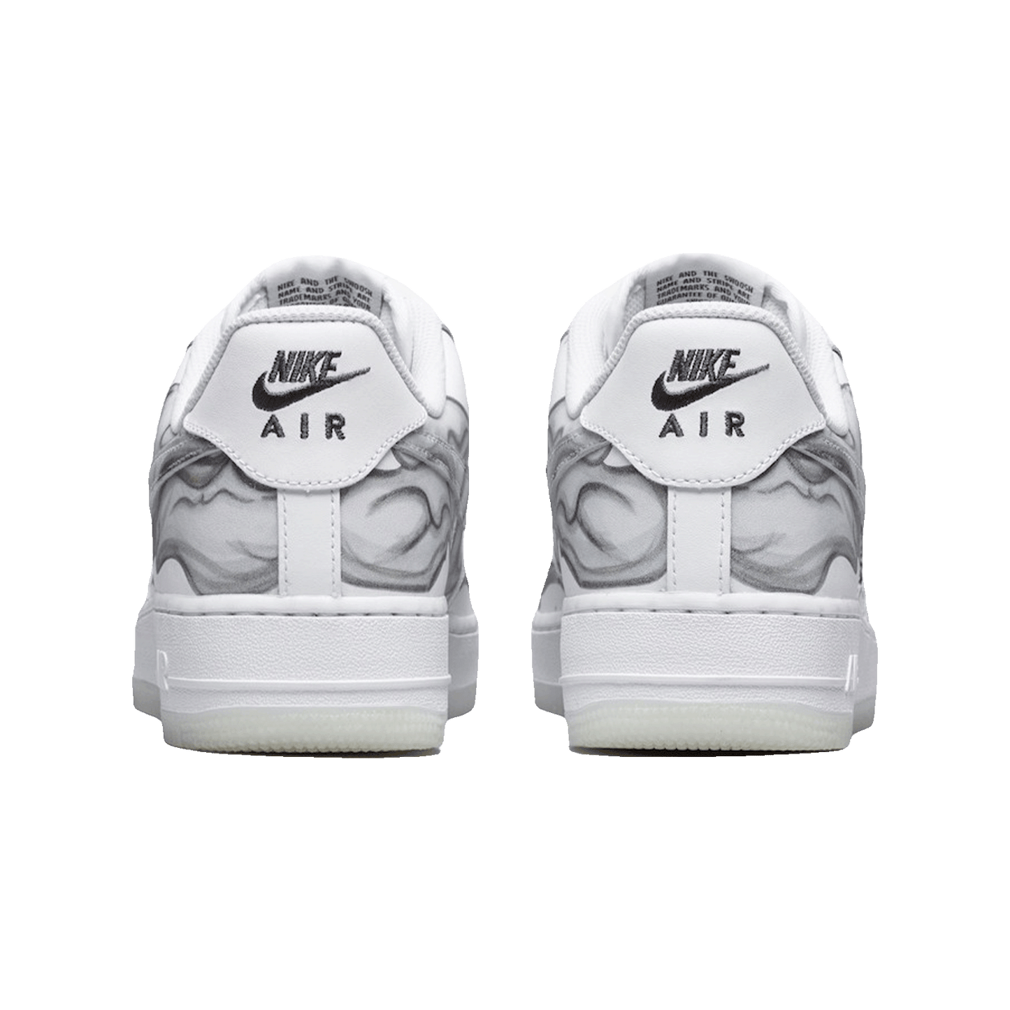 Nike Air Force 1 Low Skeleton Halloween (2018) Back