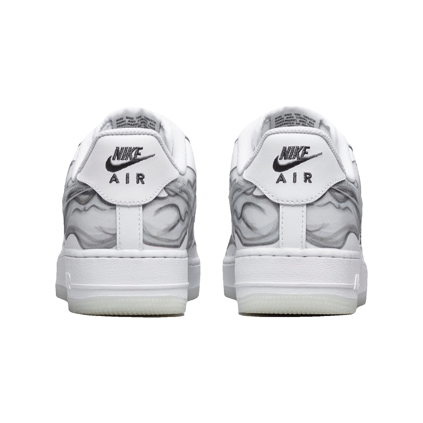 Nike Air Force 1 Low Skeleton Halloween (2018) Back