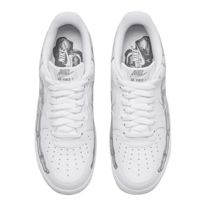 Nike Air Force 1 Low Skeleton Halloween (2018) Oben