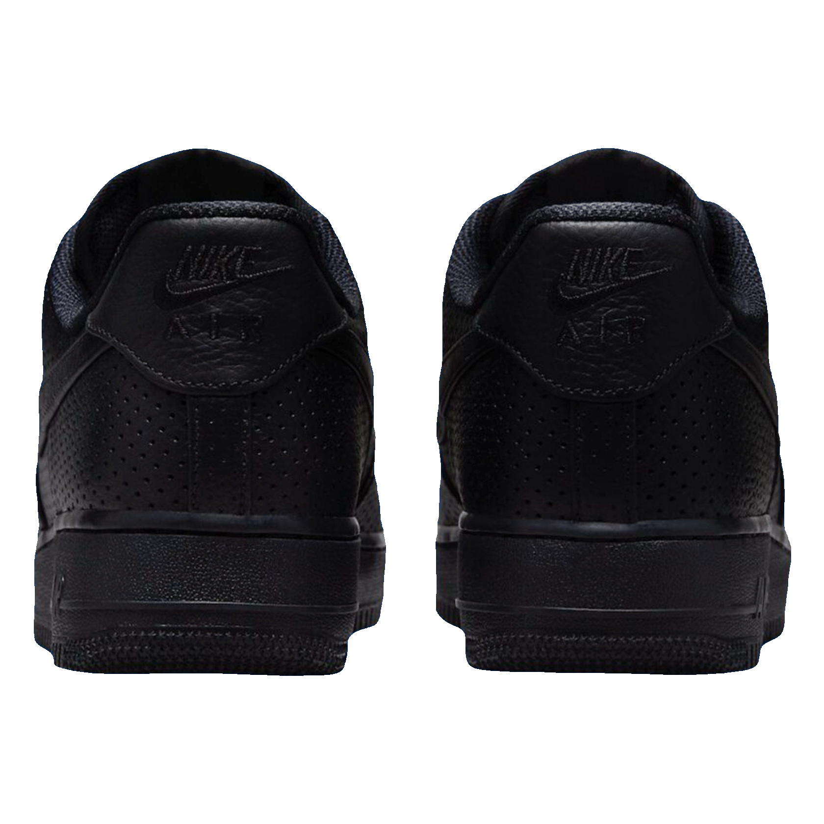 Nike Air Force 1 Low SP Triple Black Perforated Back