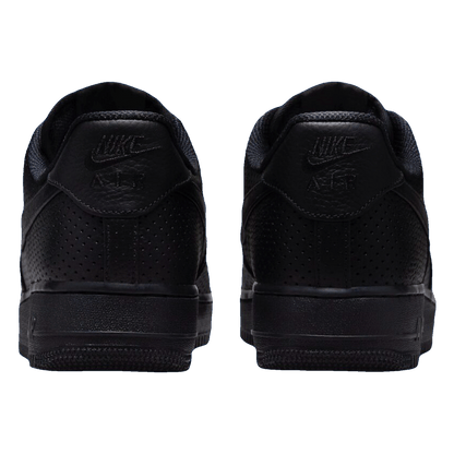Nike Air Force 1 Low SP Triple Black Perforated Back