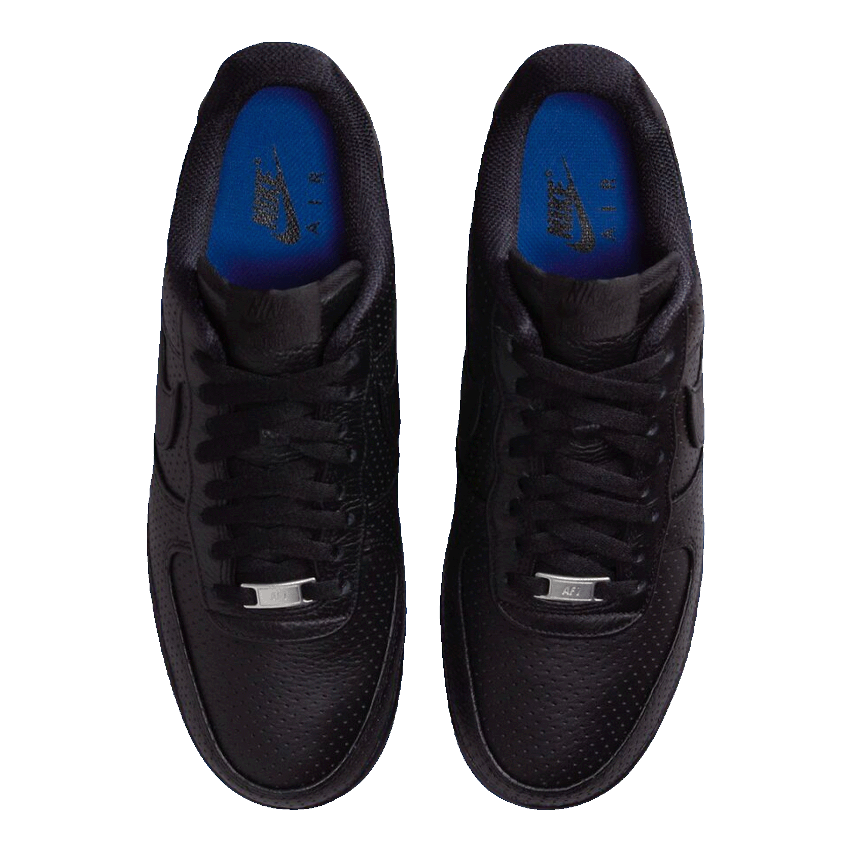 Nike Air Force 1 Low SP Triple Black Perforated Oben