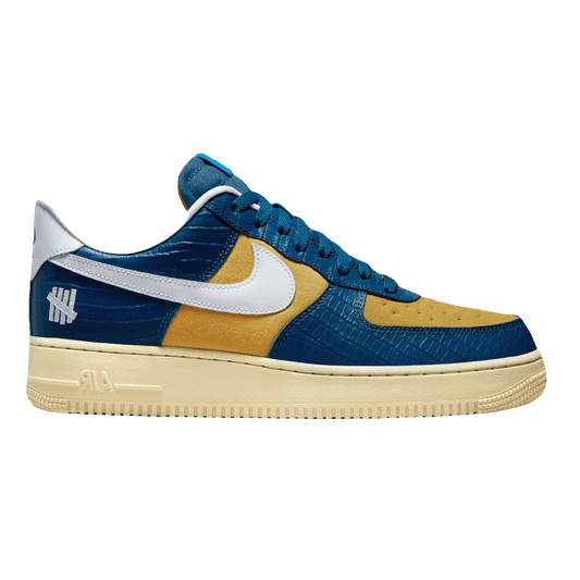 Nike Air Force 1 Low SP Undefeated 5 On It Blue Yellow Croc