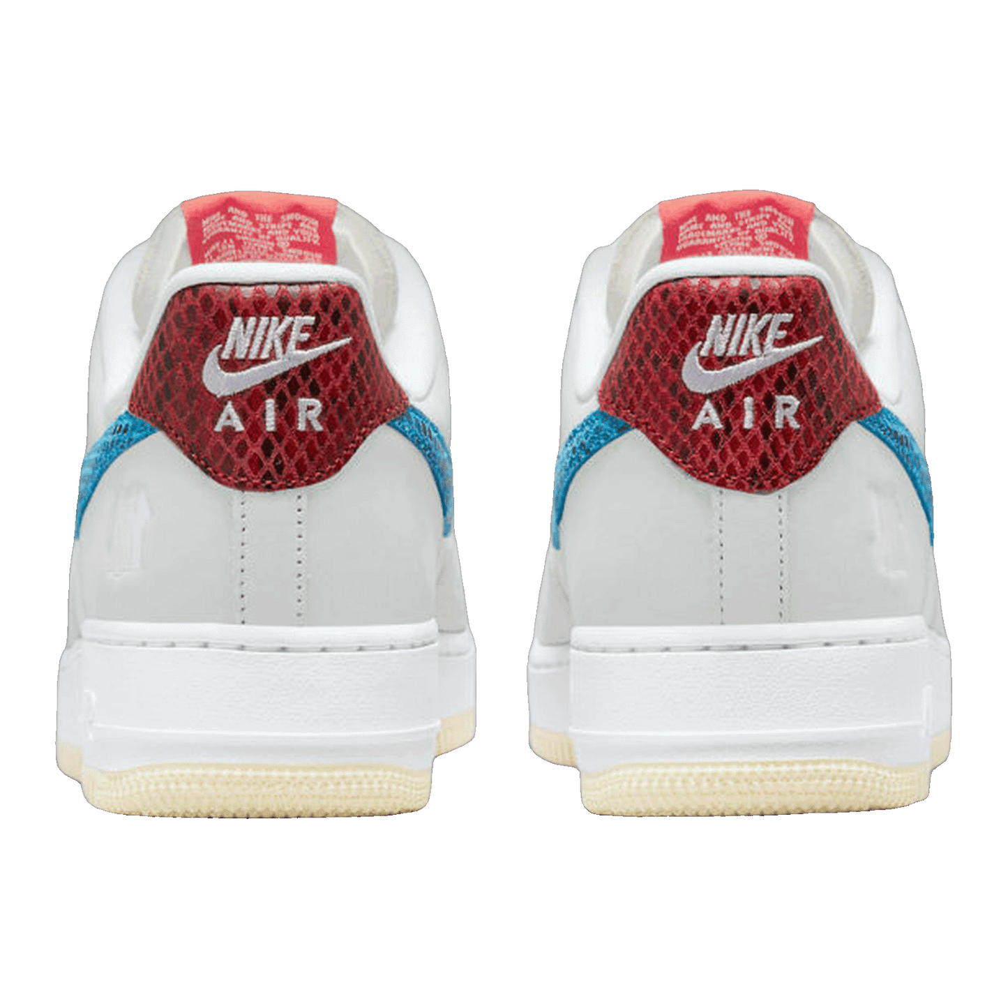 Nike Air Force 1 Low SP Undefeated 5 On It Dunk vs. AF1 Back