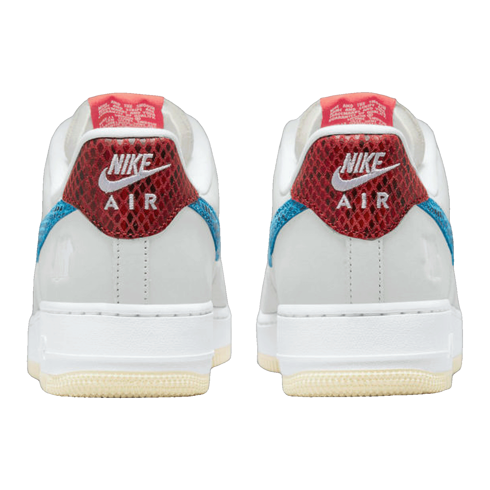 Nike Air Force 1 Low SP Undefeated 5 On It Dunk vs. AF1 Back
