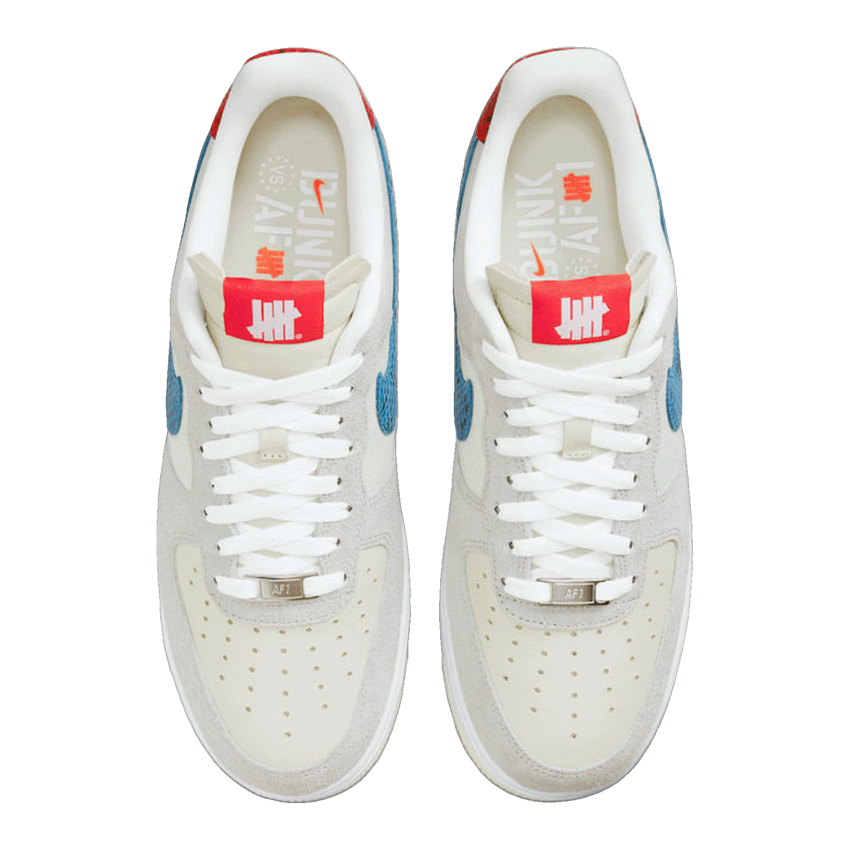 Nike Air Force 1 Low SP Undefeated 5 On It Dunk vs. AF1 Oben