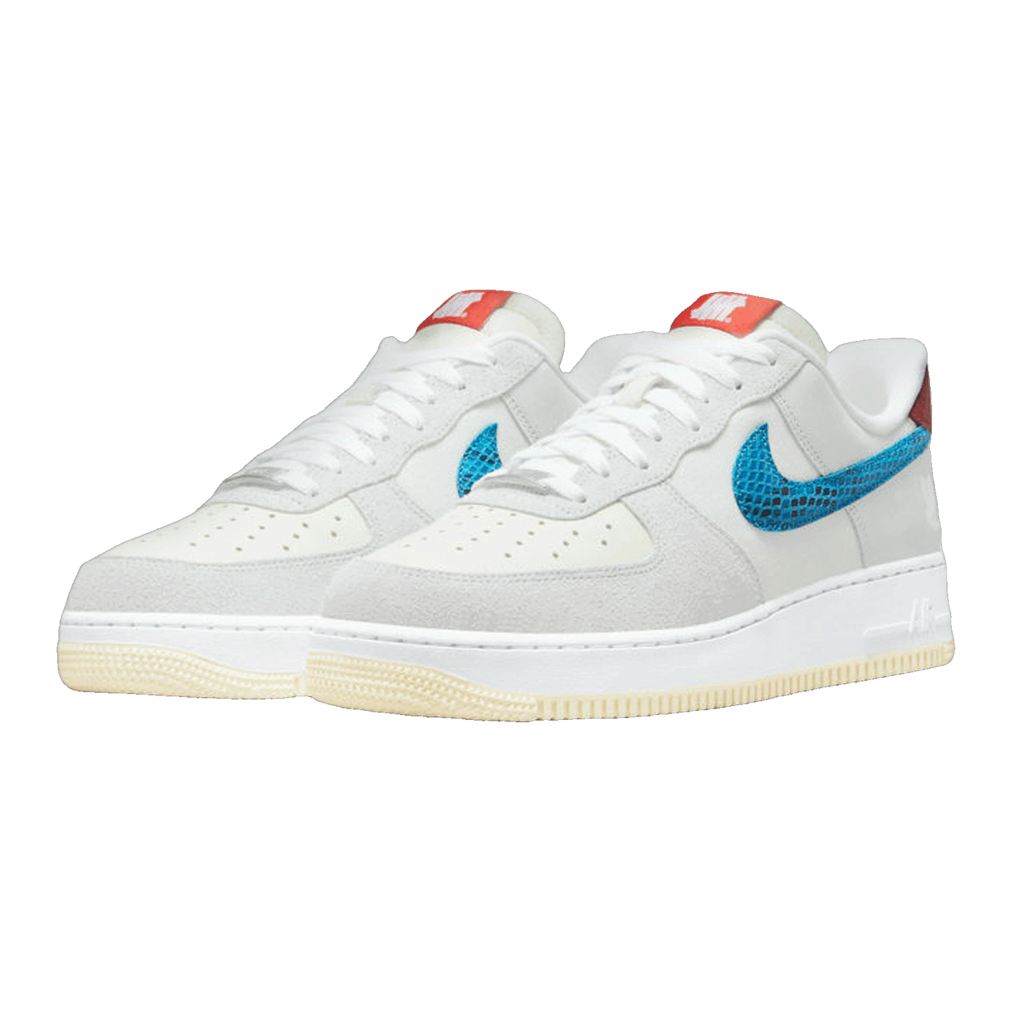 Nike Air Force 1 Low SP Undefeated 5 On It Dunk vs. AF1 Side