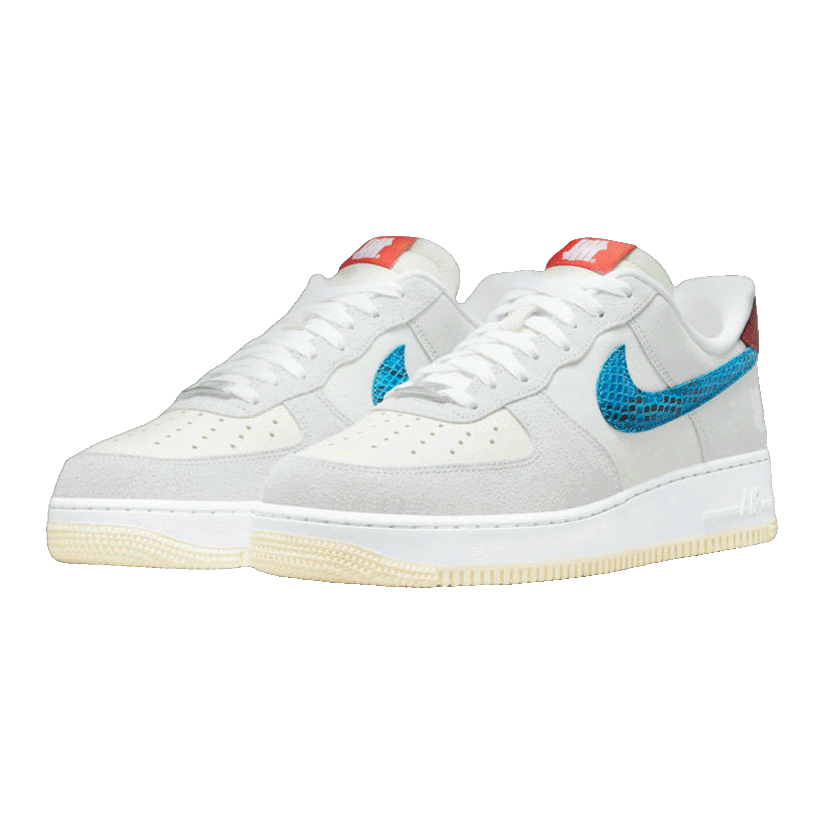 Nike Air Force 1 Low SP Undefeated 5 On It Dunk vs. AF1 Side