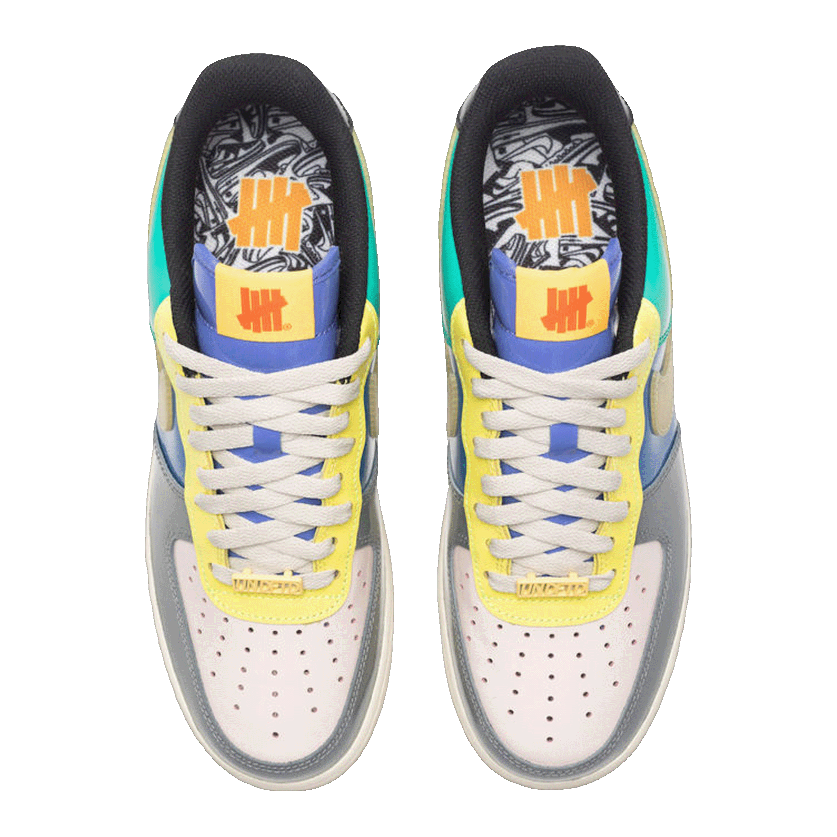 Nike Air Force 1 Low SP Undefeated Multi-Patent Community Oben