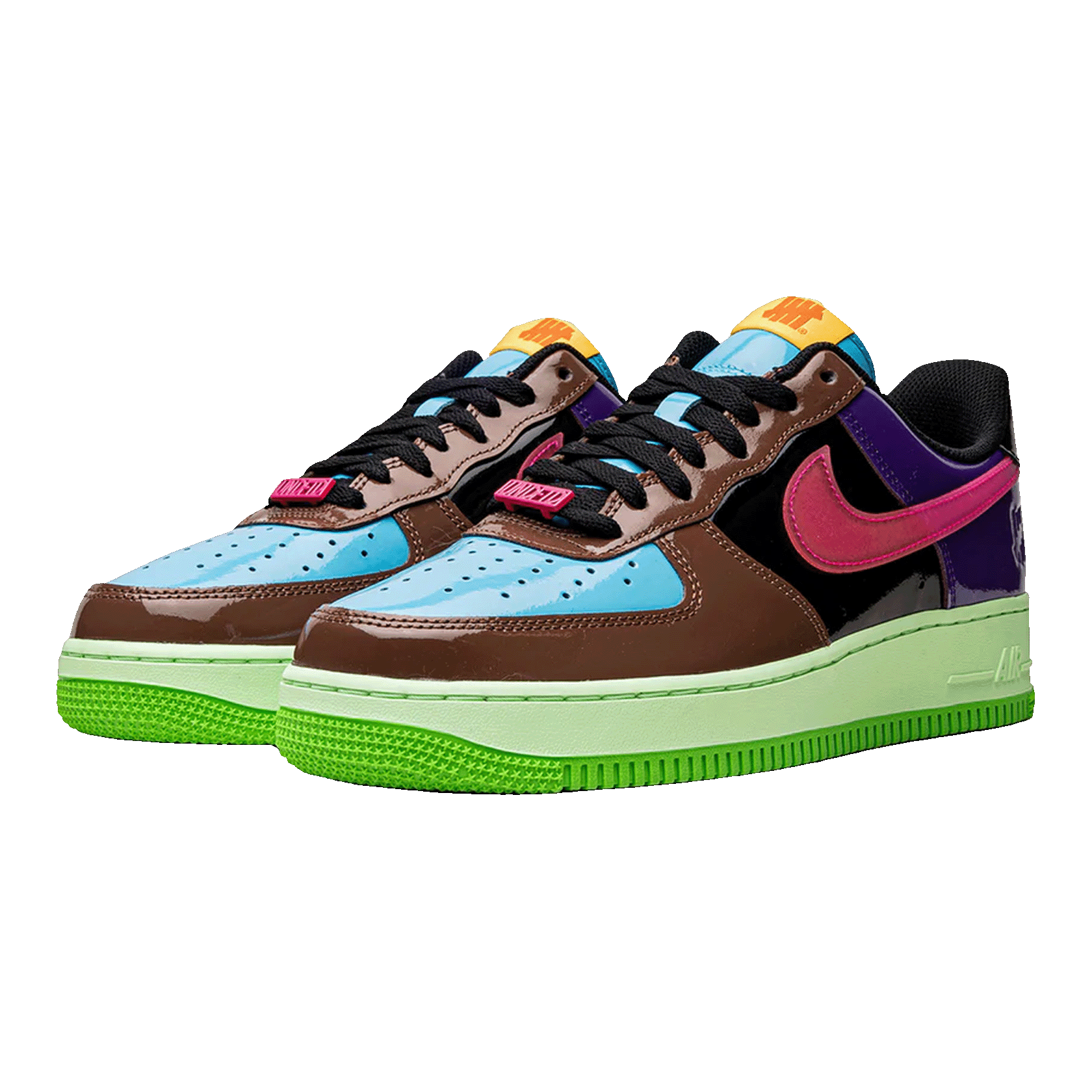 Nike Air Force 1 Low SP Undefeated Multi-Patent Pink Prime Side