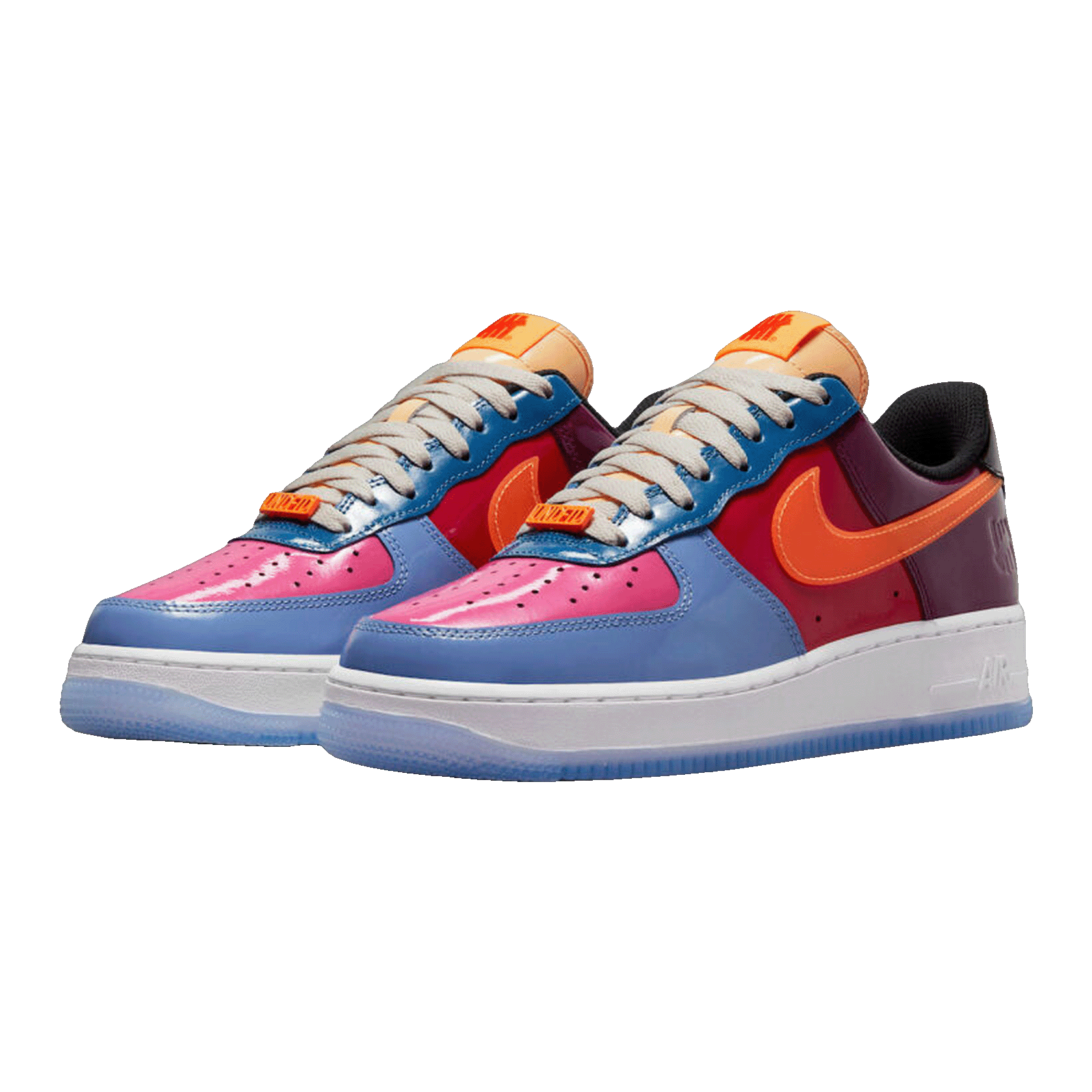 Nike Air Force 1 Low SP Undefeated Multi-Patent Total Orange Side