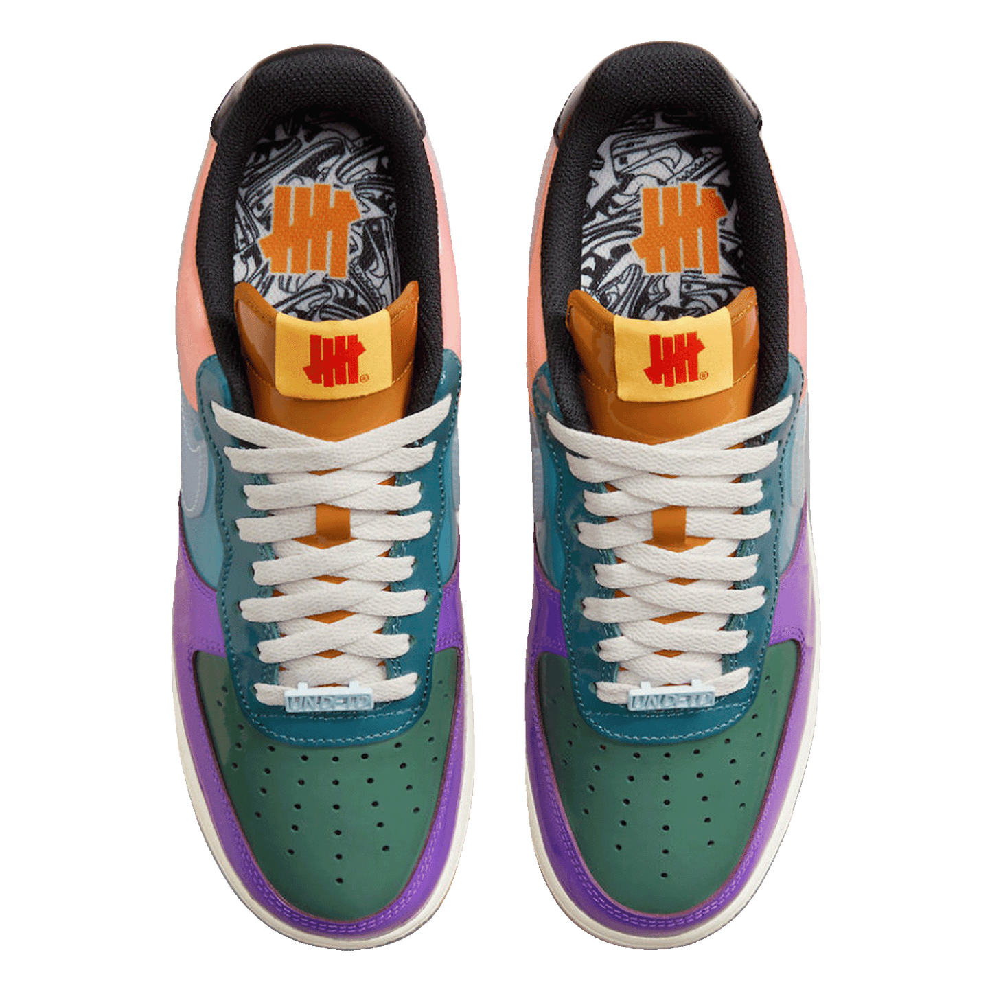Nike Air Force 1 Low SP Undefeated Multi-Patent Wild Berry Oben