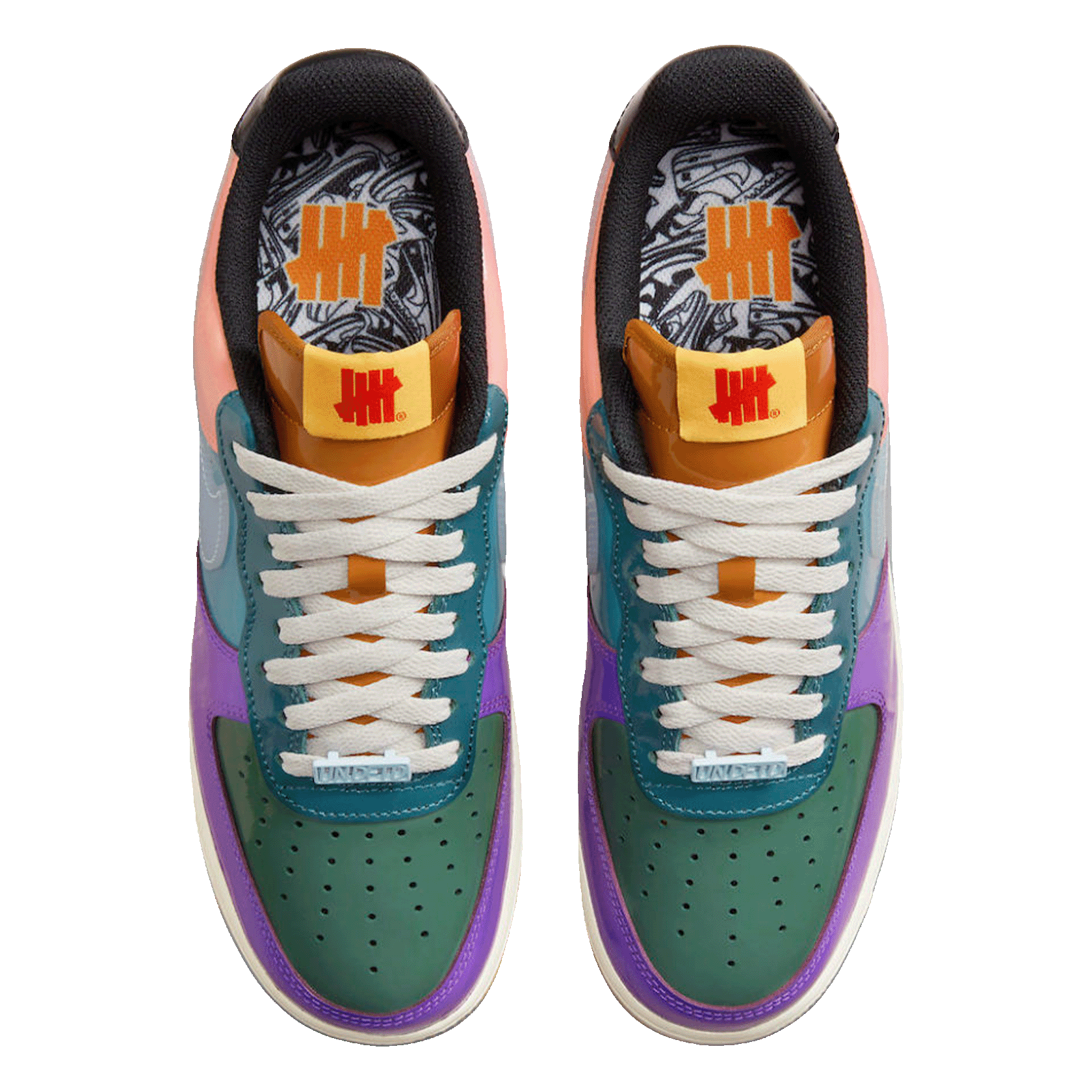 Nike Air Force 1 Low SP Undefeated Multi-Patent Wild Berry Oben