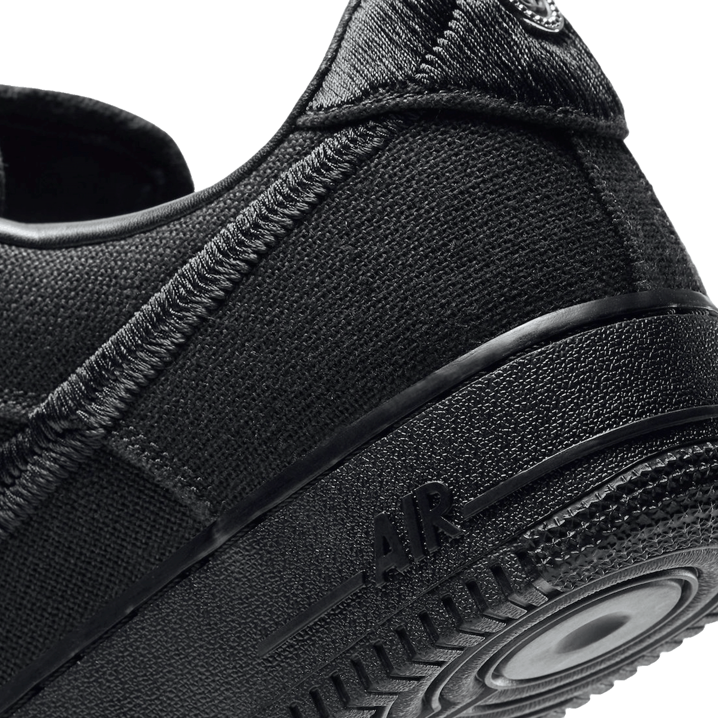 Nike Air Force 1 Low Stussy Black Back 2