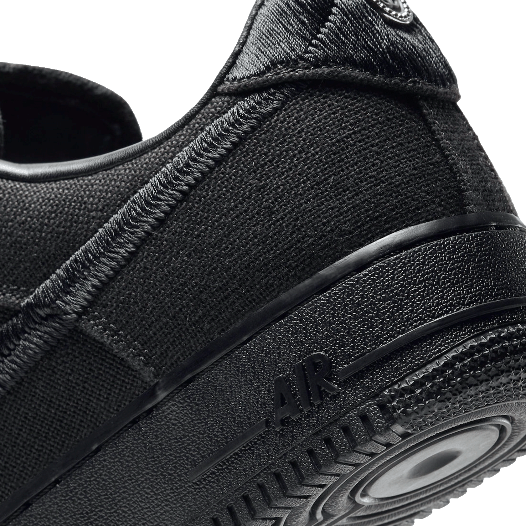 Nike Air Force 1 Low Stussy Black Back 2