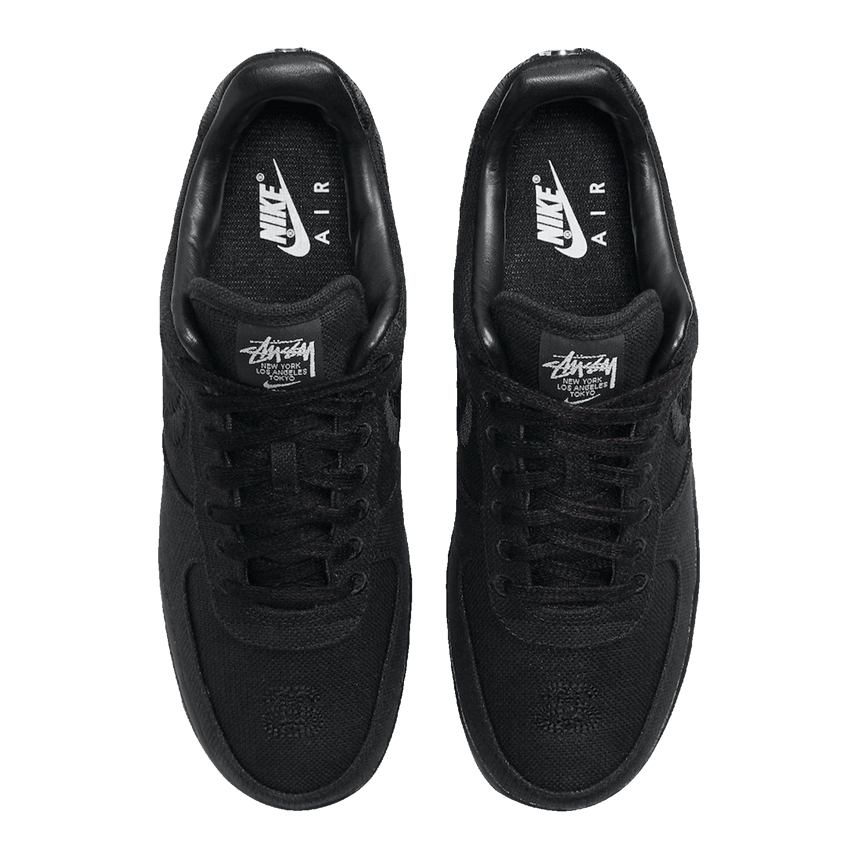 Nike Air Force 1 Low Stussy Black Oben