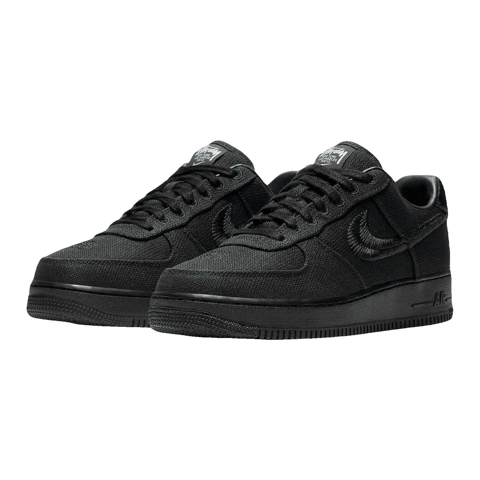 Nike Air Force 1 Low Stussy Black Side