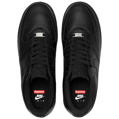 Nike Air Force 1 Low Supreme Black Oben