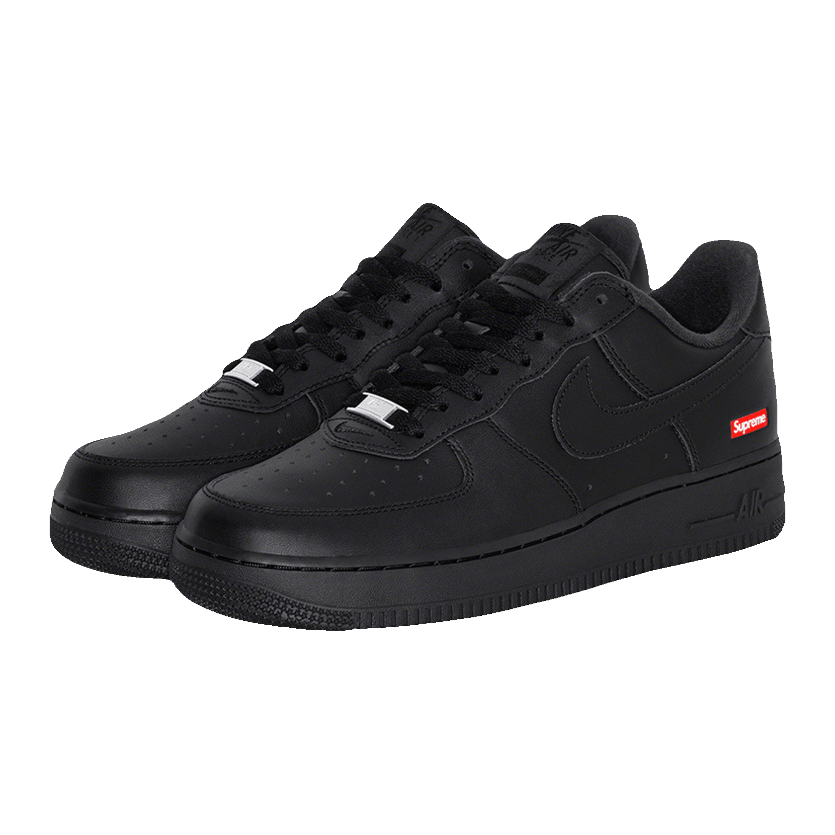 Nike Air Force 1 Low Supreme Black Side