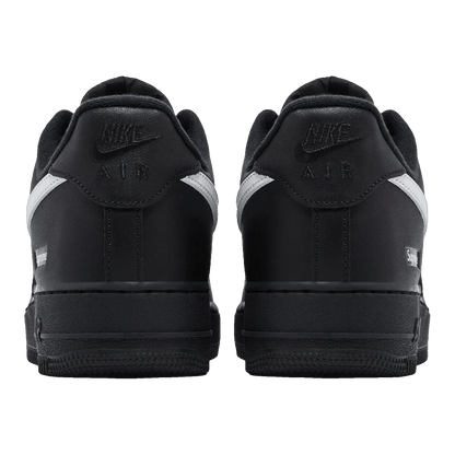 Nike Air Force 1 Low Supreme Black White Back