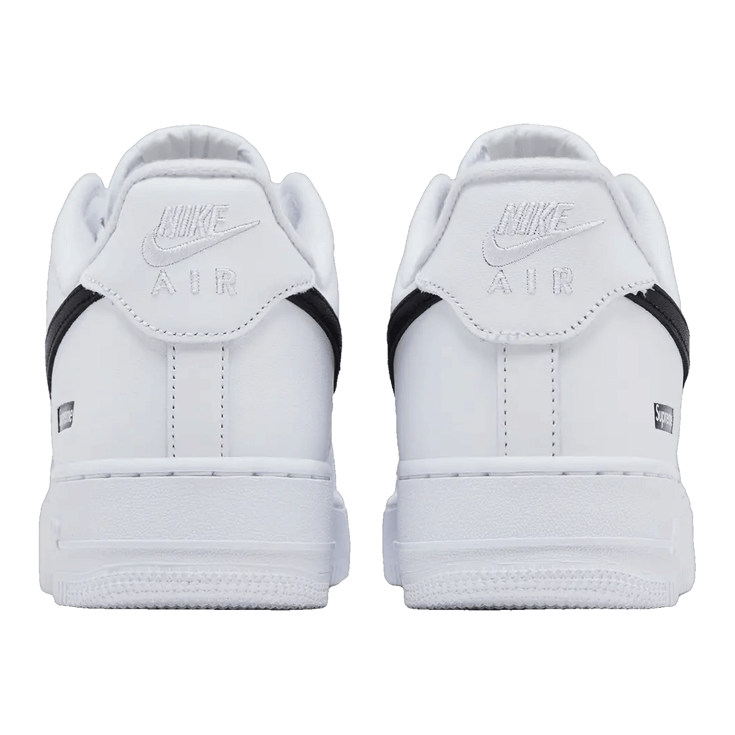 Nike Air Force 1 Low Supreme White Black Back
