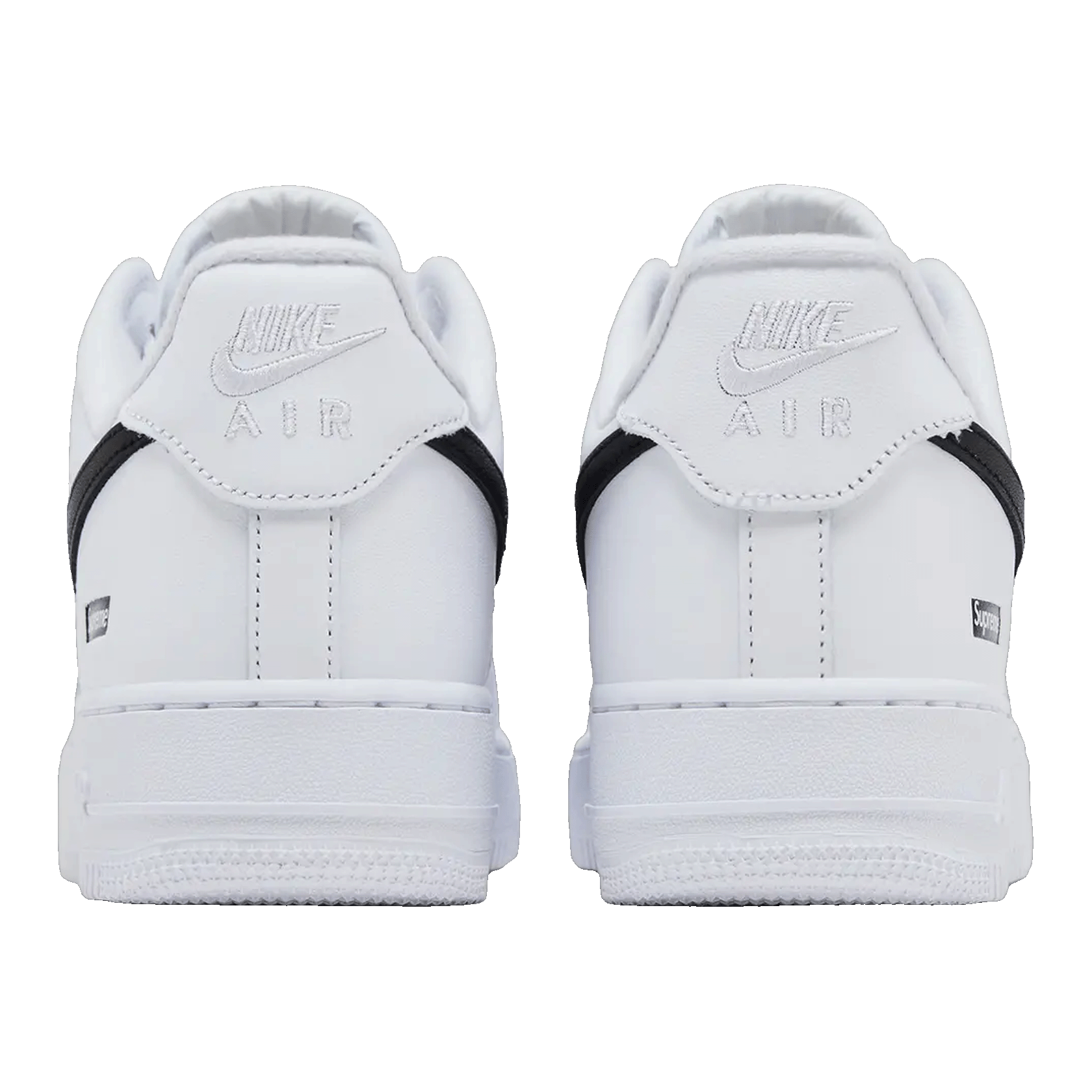 Nike Air Force 1 Low Supreme White Black Back