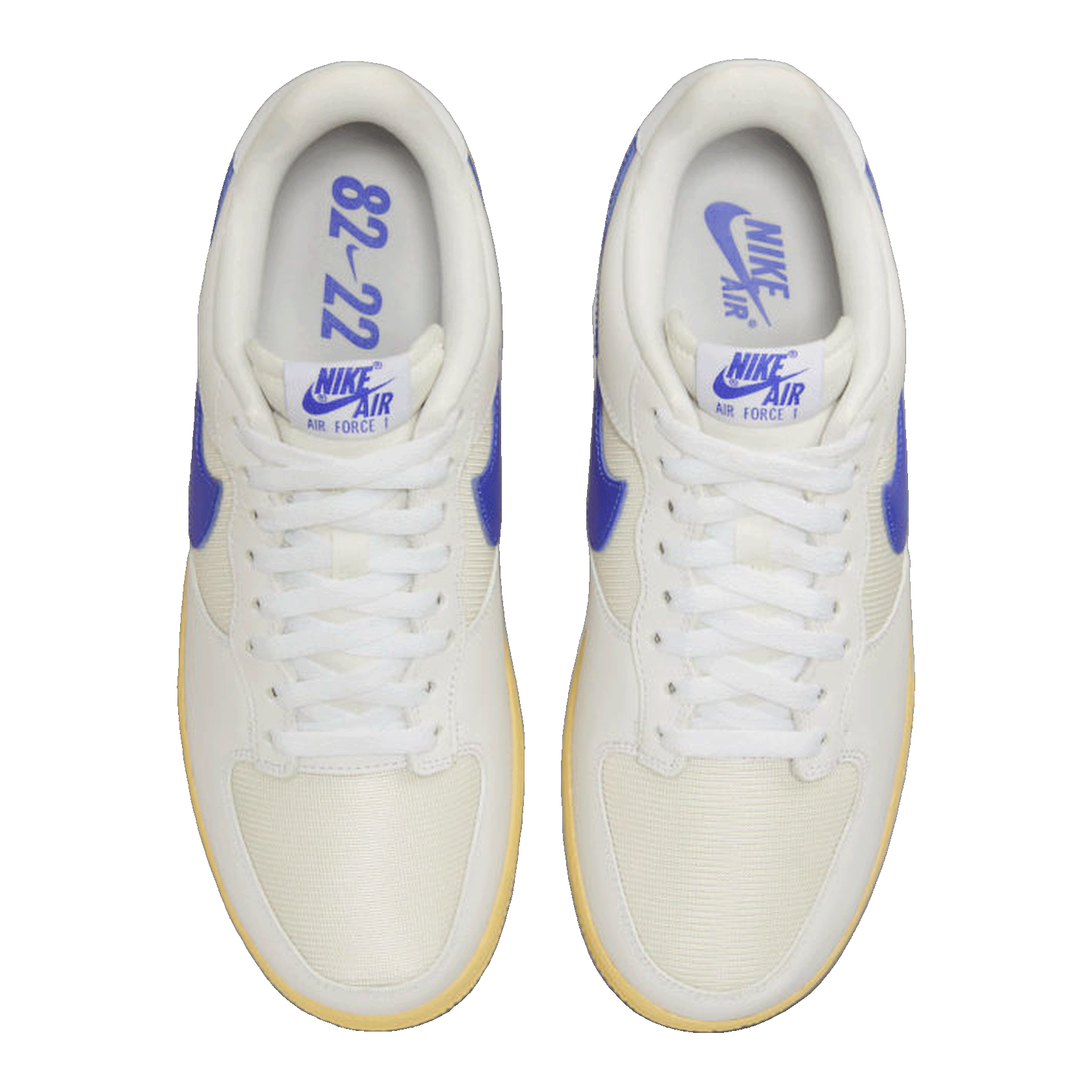 Nike Air Force 1 Low Unity White Racer Blue Oben