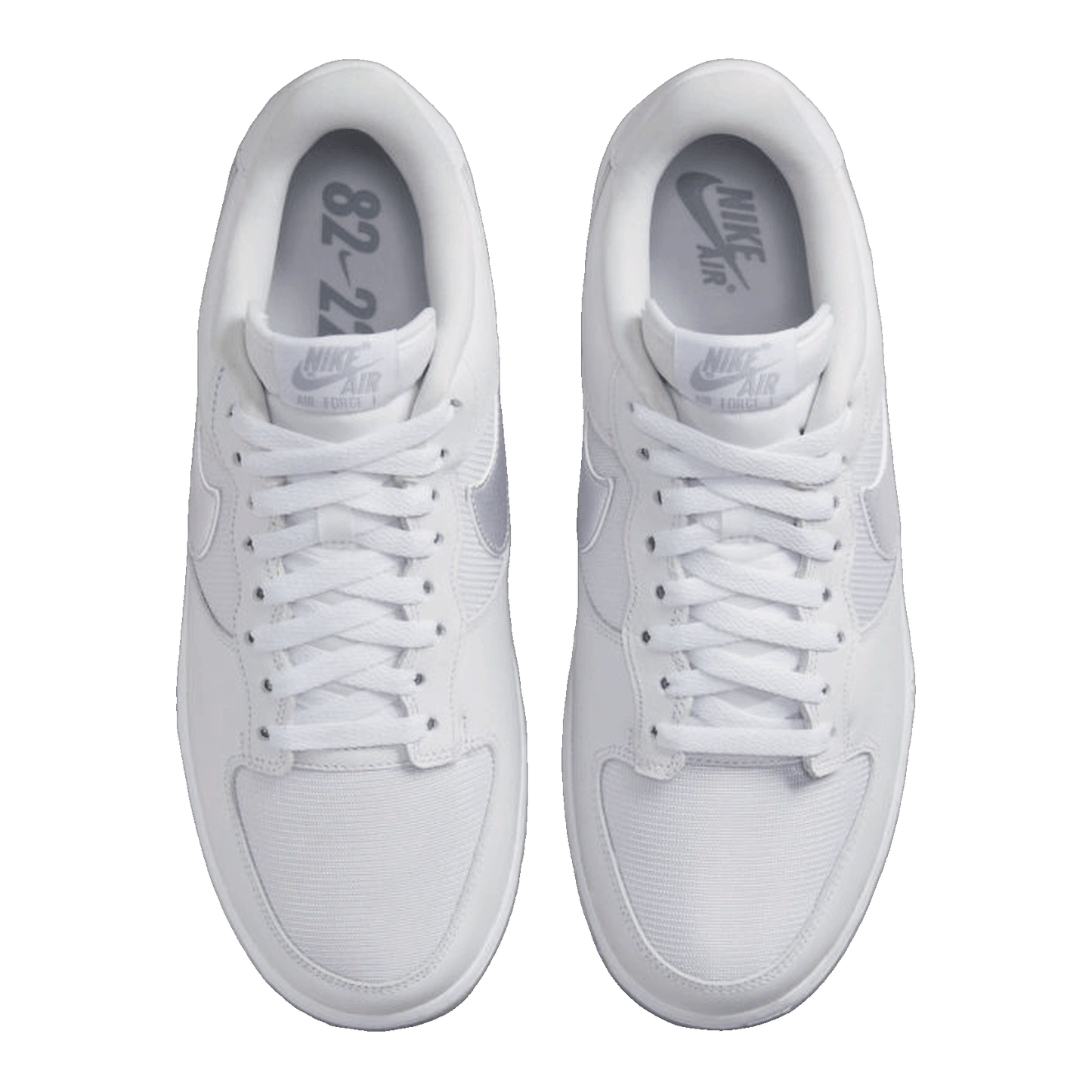 Nike Air Force 1 Low Unity White Silver Oben
