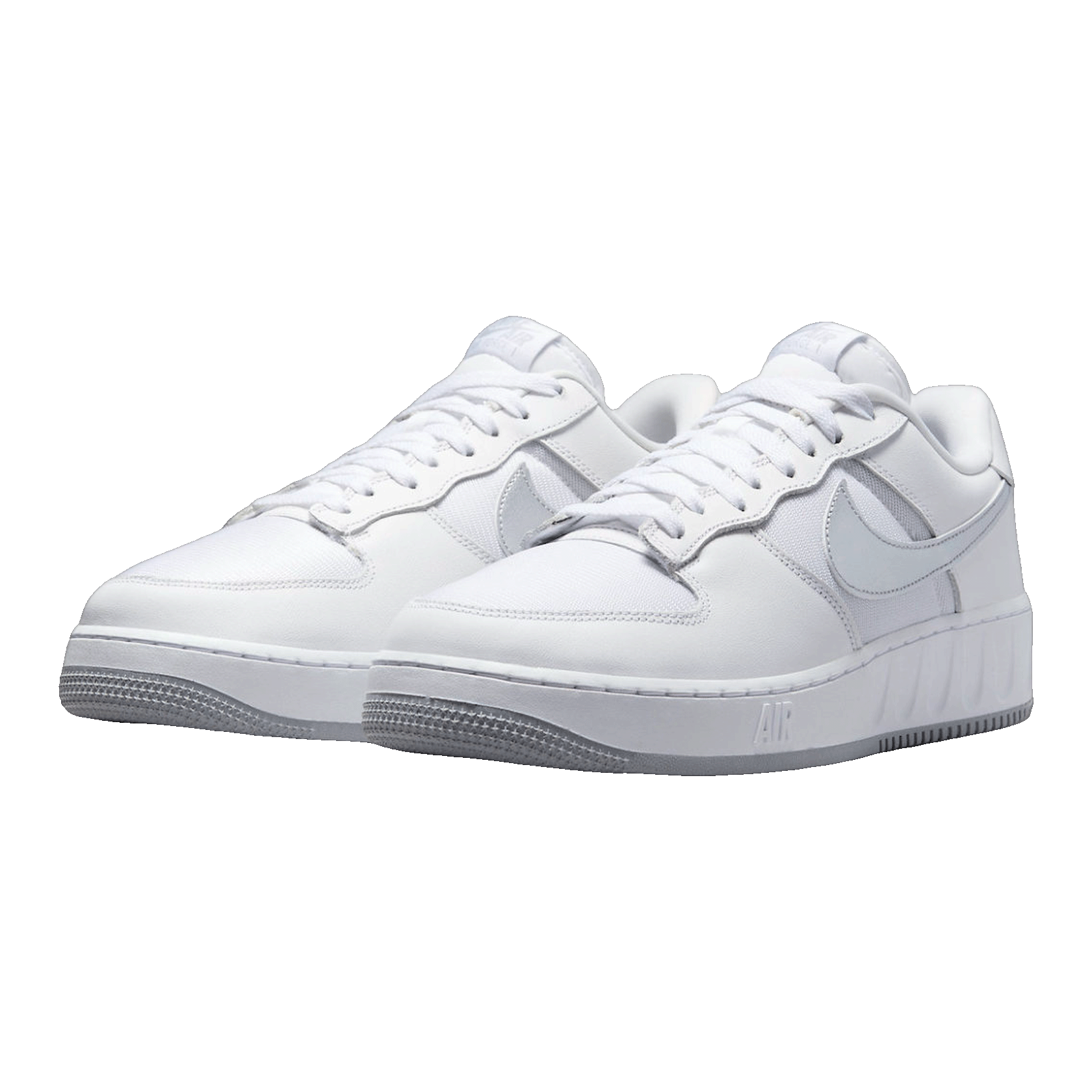 Nike Air Force 1 Low Unity White Silver Side