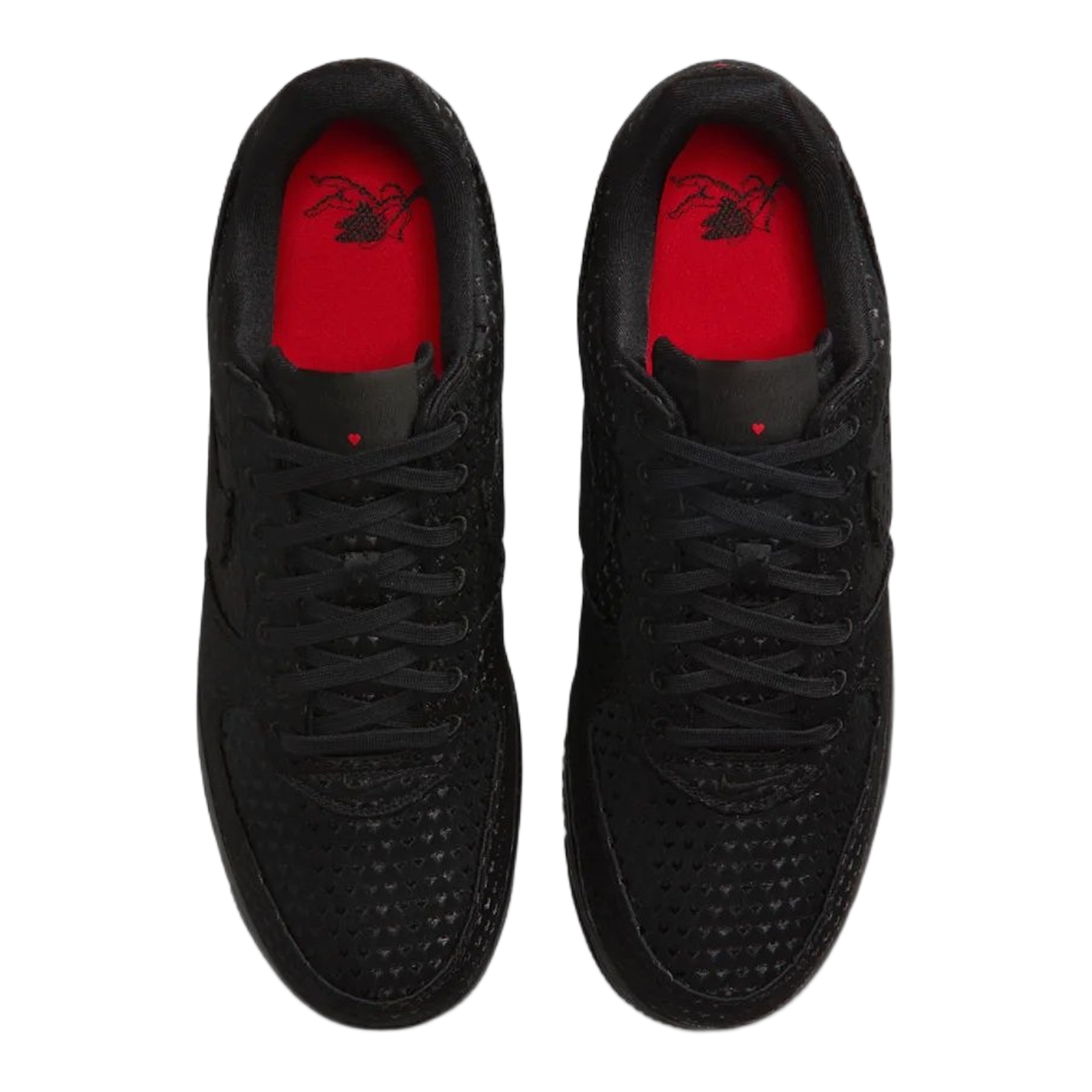 Nike Air Force 1 Low Valentine's Day Black (2026) Oben IB6836-001