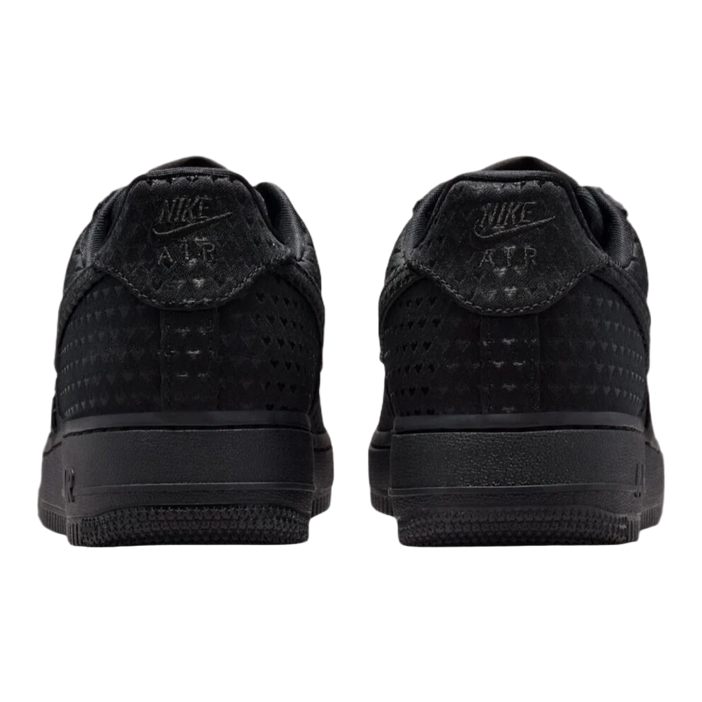 Nike Air Force 1 Low Valentine's Day Triple Black (2026) (W) Back IQ9965-001