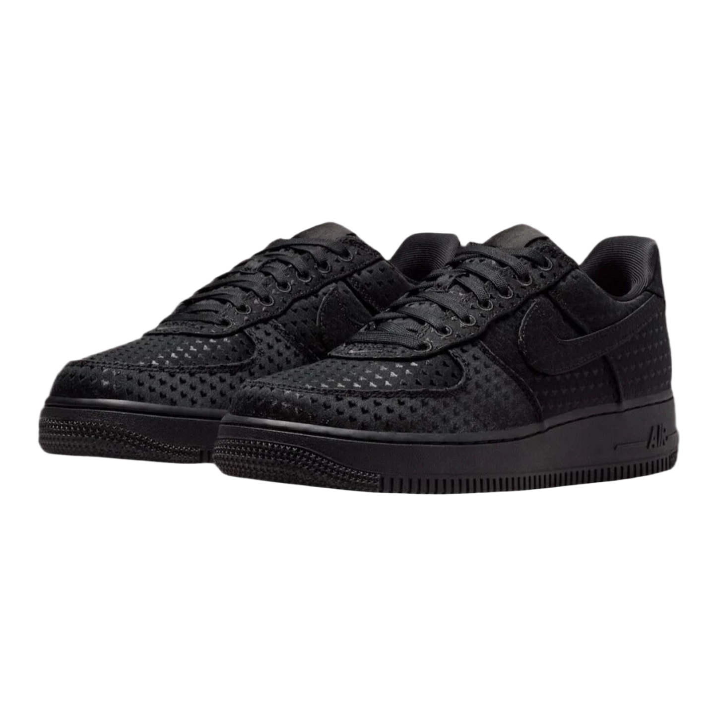 Nike Air Force 1 Low Valentine's Day Triple Black (2026) (W) Side IQ9965-001