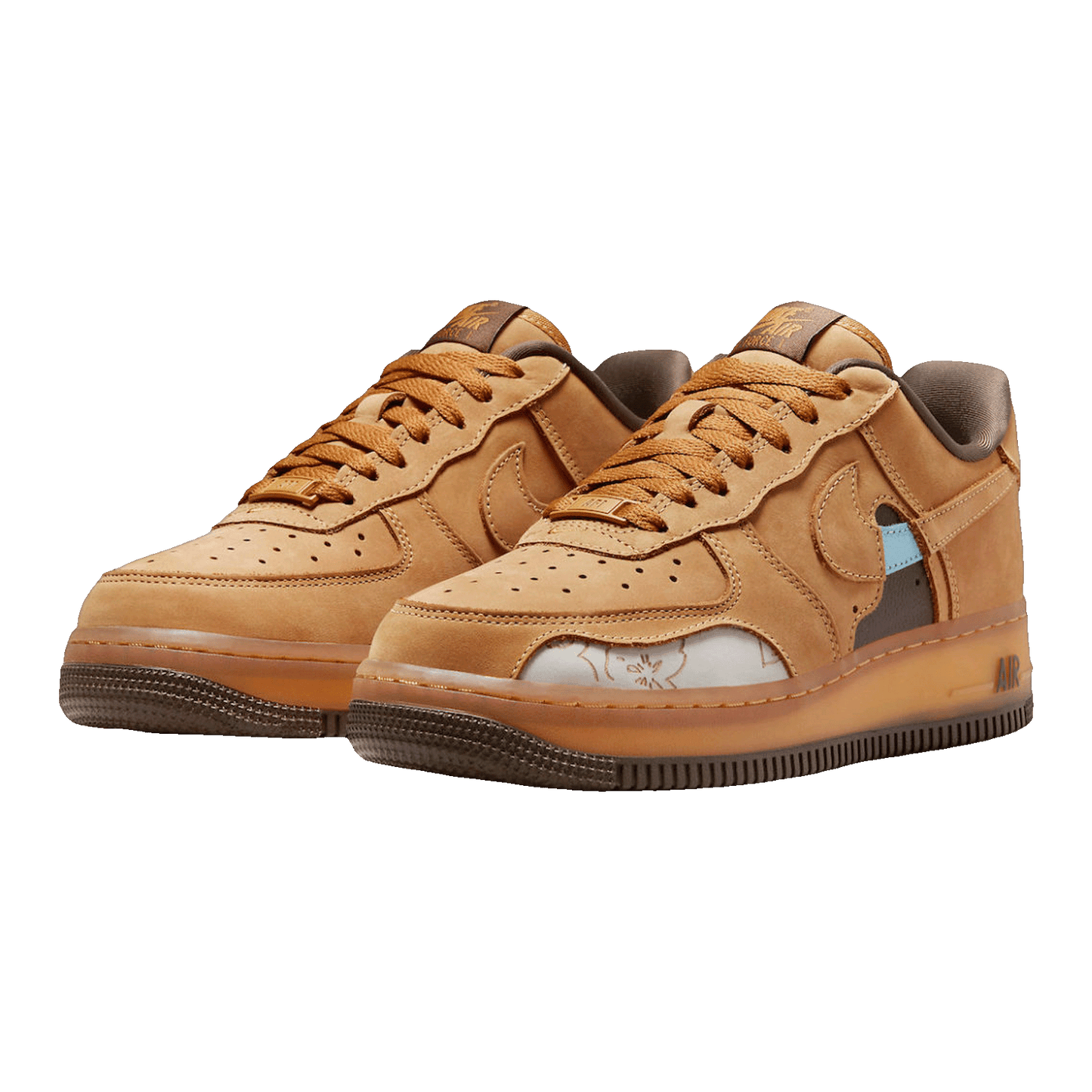 Nike Air Force 1 Low Wheat Dark Mocha Side