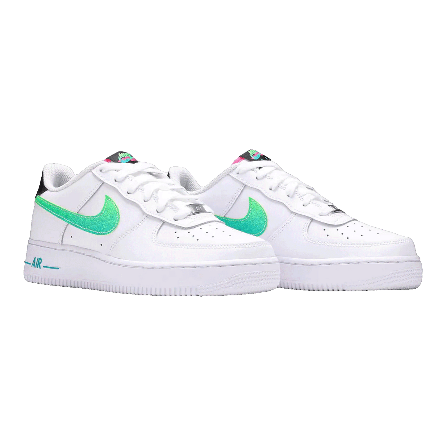 Nike Air Force 1 Low White Aquamarine (GS) Side