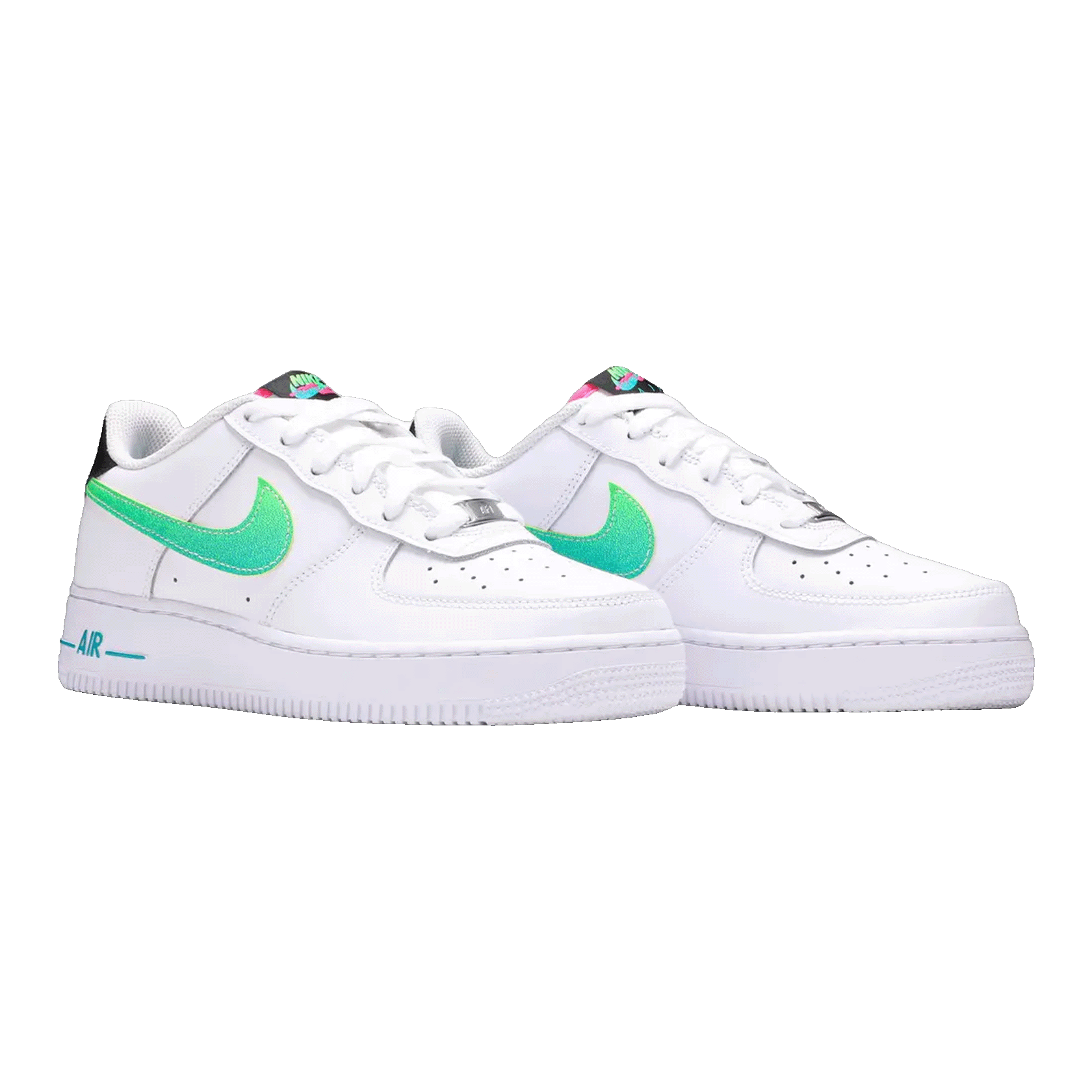 Nike Air Force 1 Low White Aquamarine (GS) Side