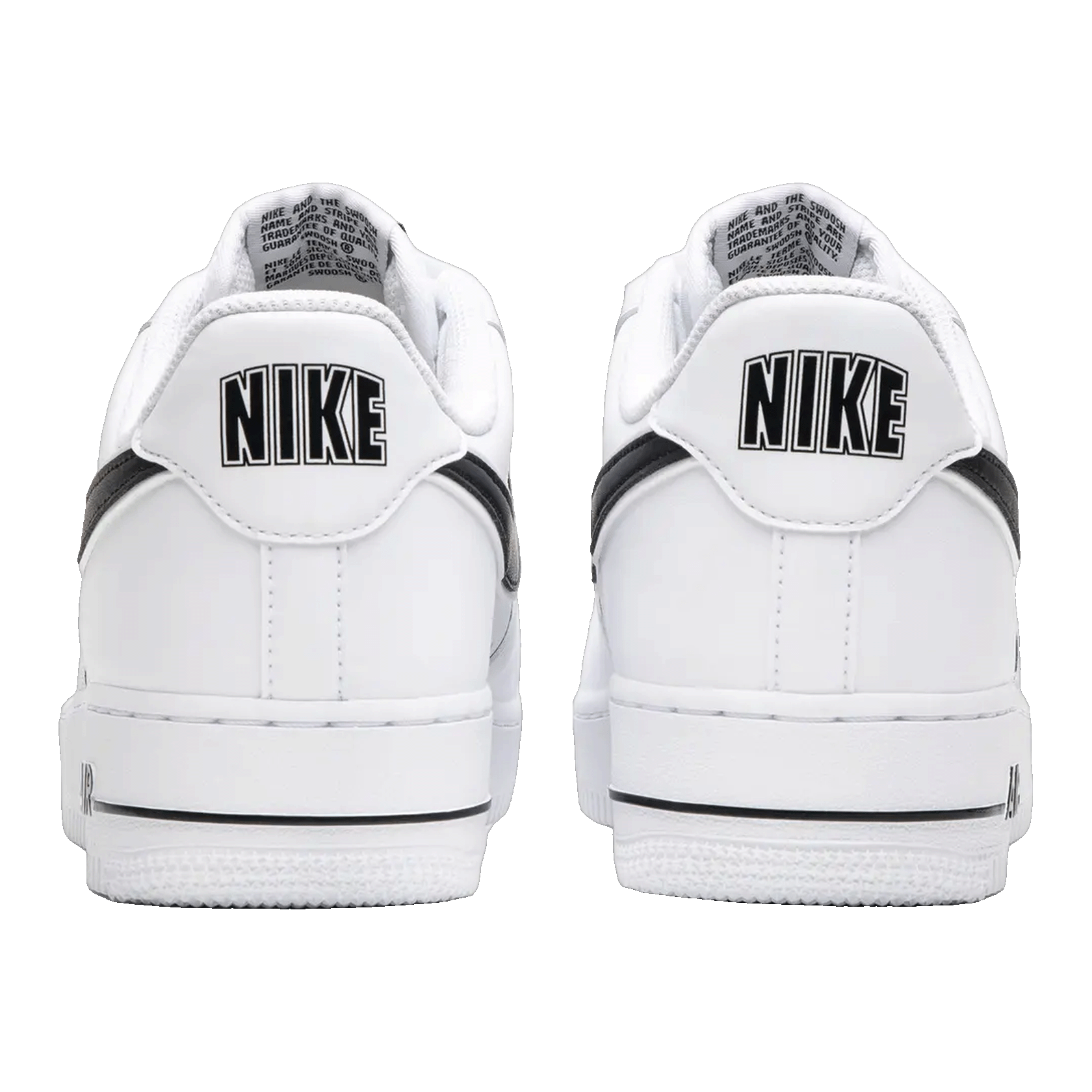 Nike Air Force 1 Low White Black (2018) Back
