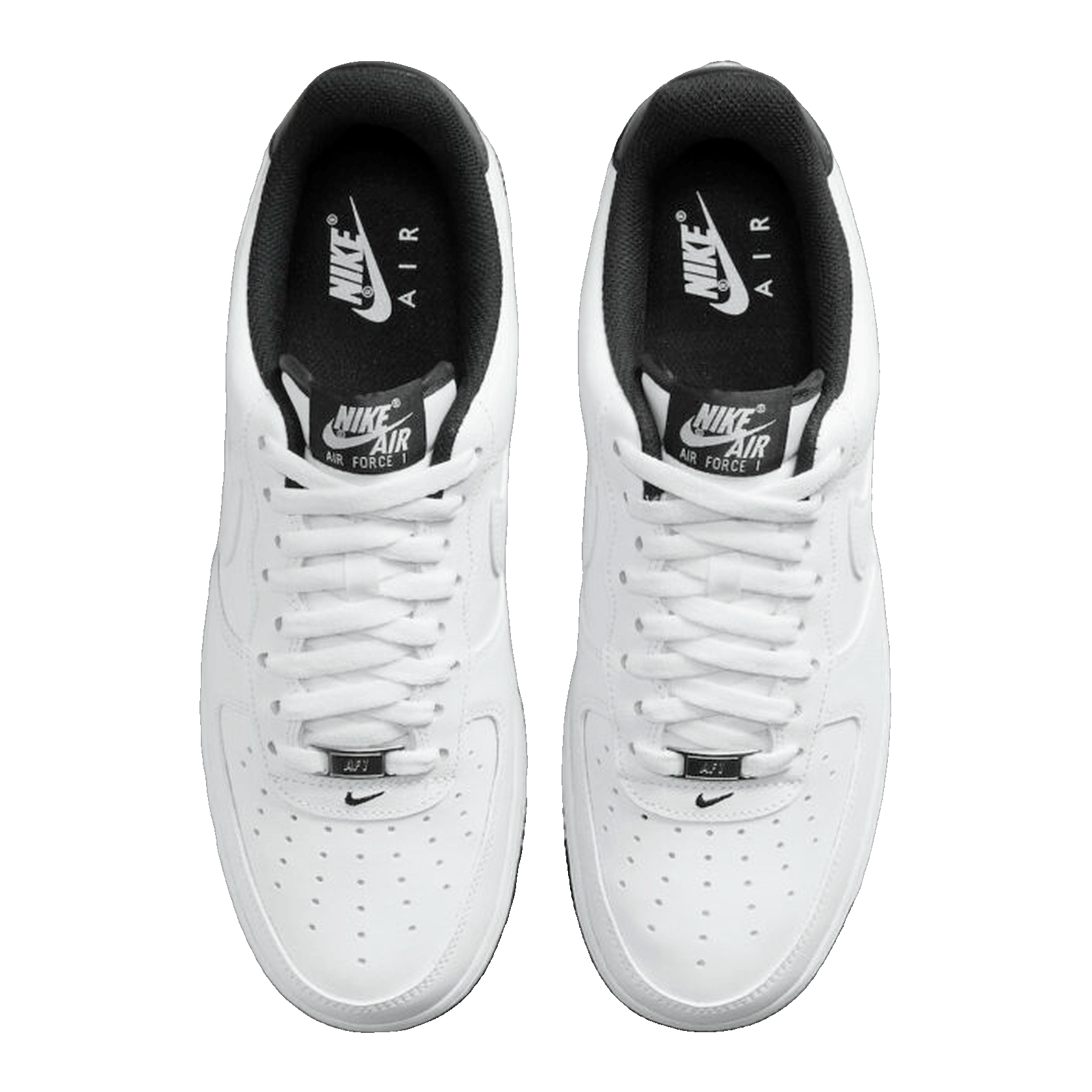 Nike Air Force 1 Low White Black (2022) Oben