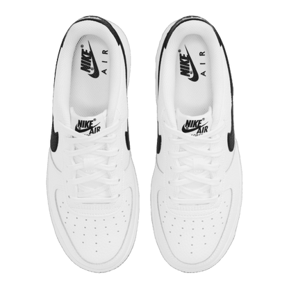 Nike Air Force 1 Low White Black (GS) Oben