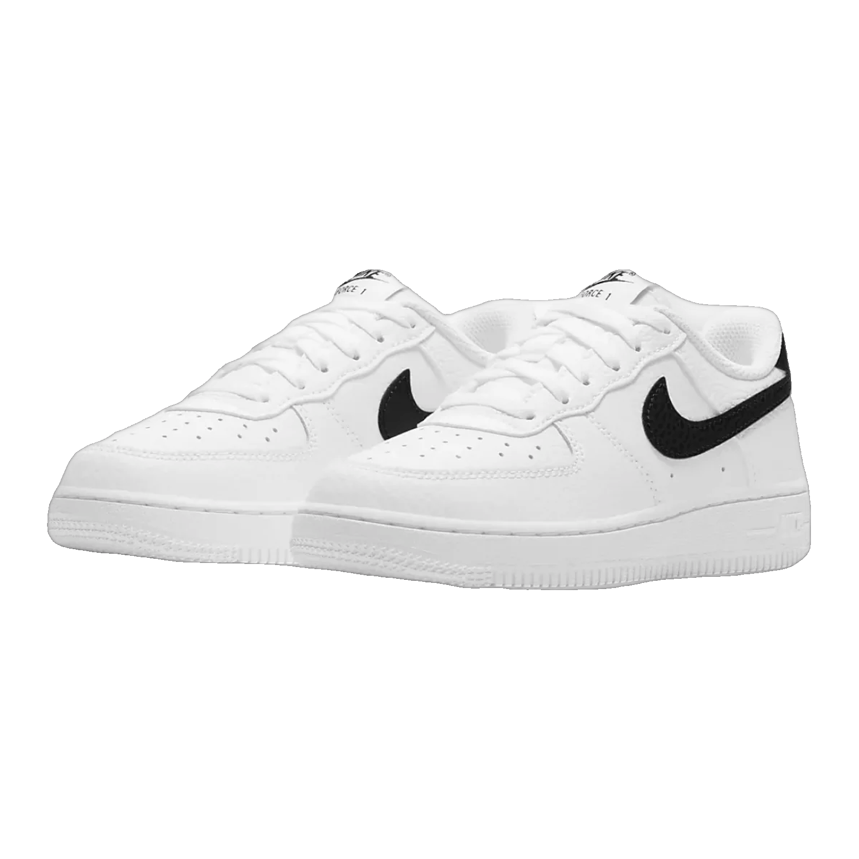 Nike Air Force 1 Low White Black (GS) Side