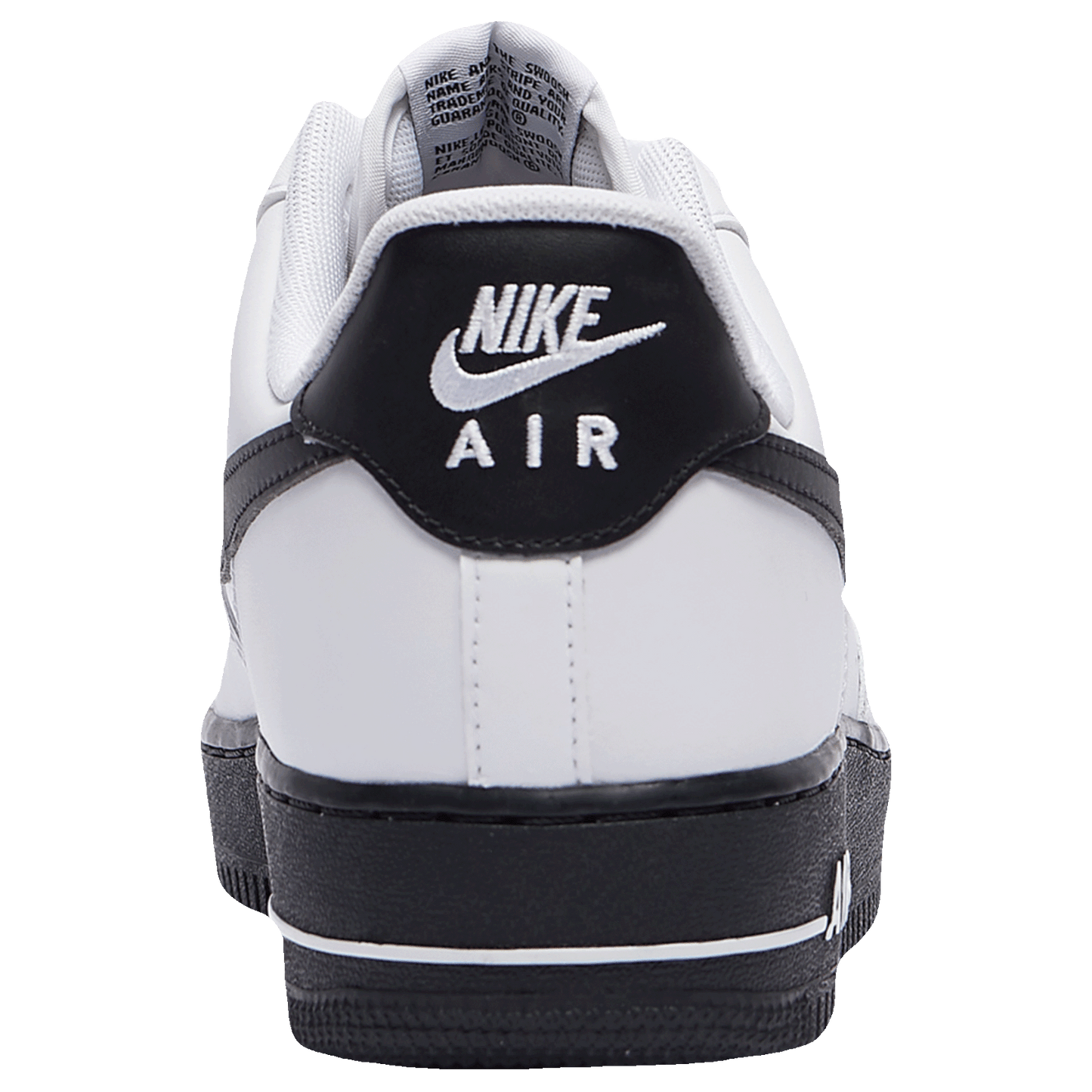 Nike Air Force 1 Low White Black Midsole Back