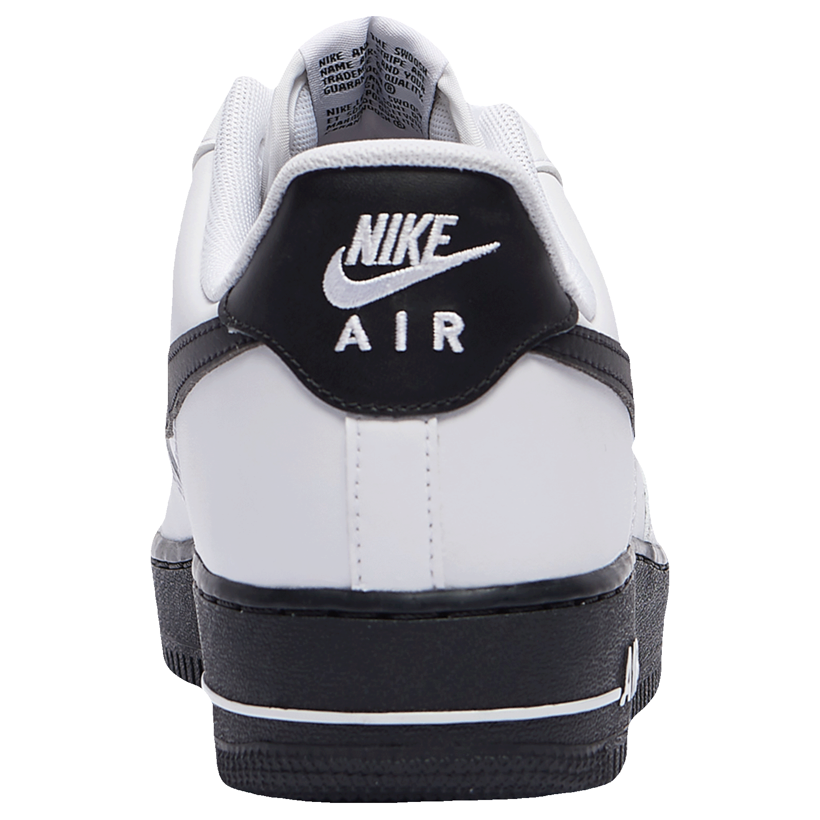 Nike Air Force 1 Low White Black Midsole Back