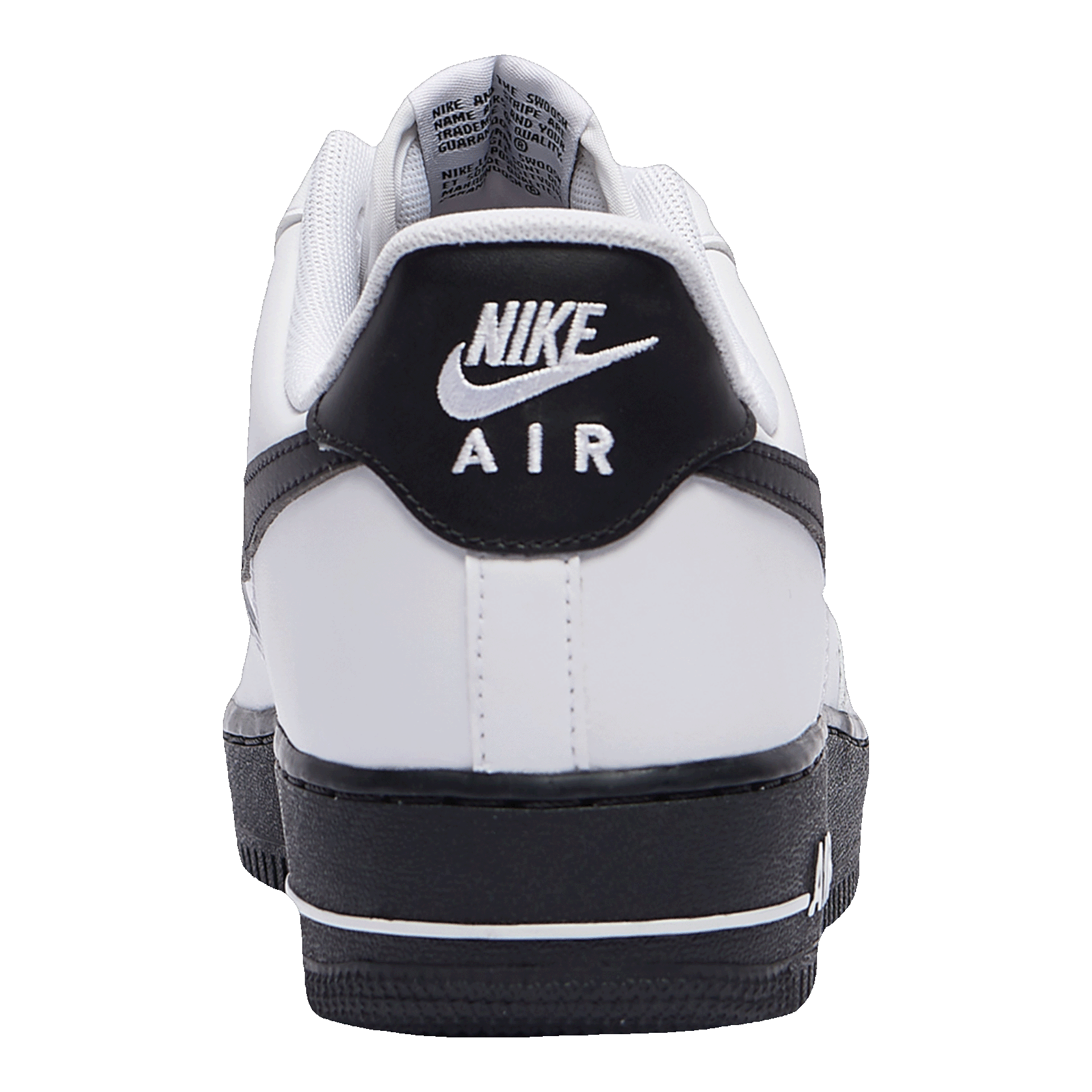 Nike Air Force 1 Low White Black Midsole (GS) Back