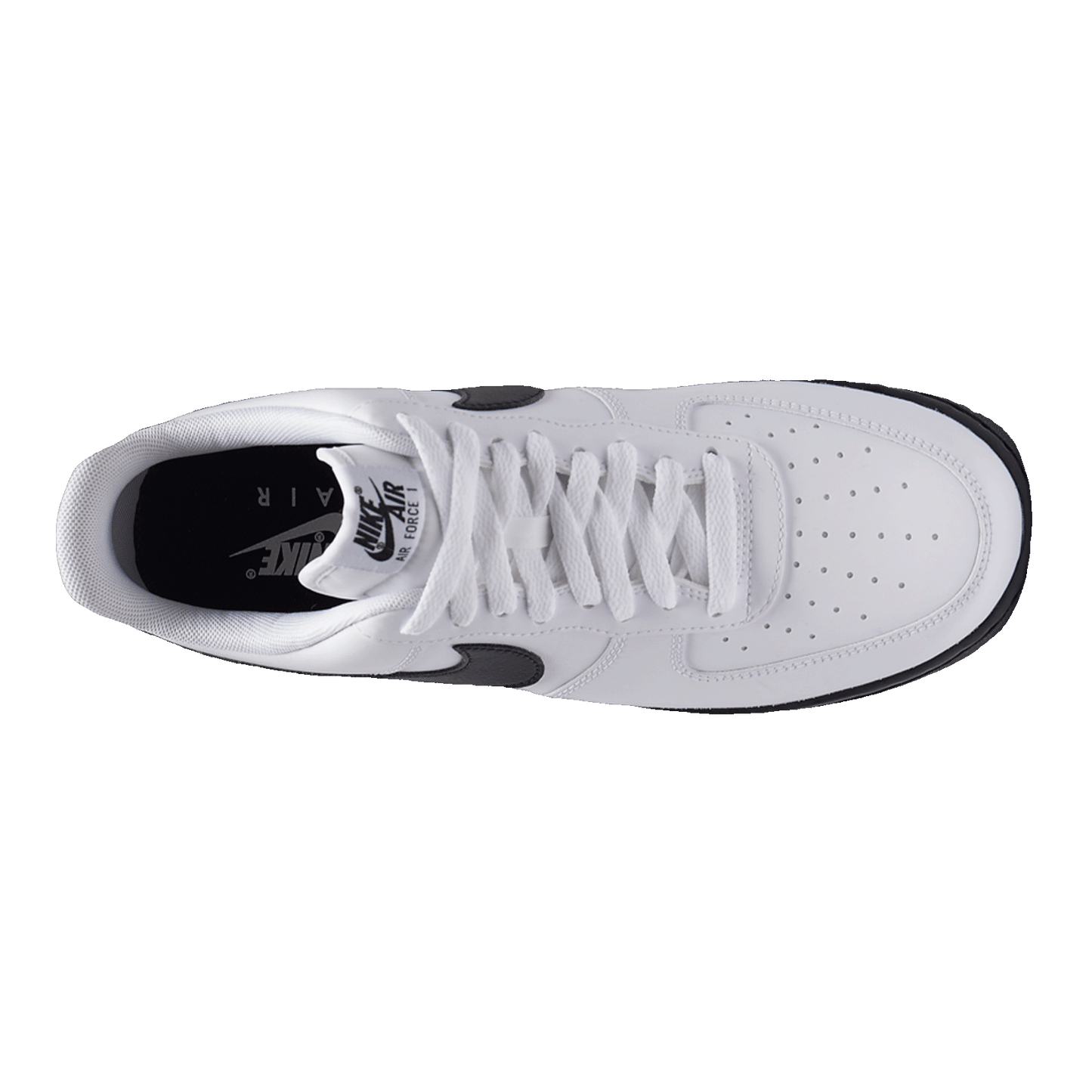 Nike Air Force 1 Low White Black Midsole (GS) Oben