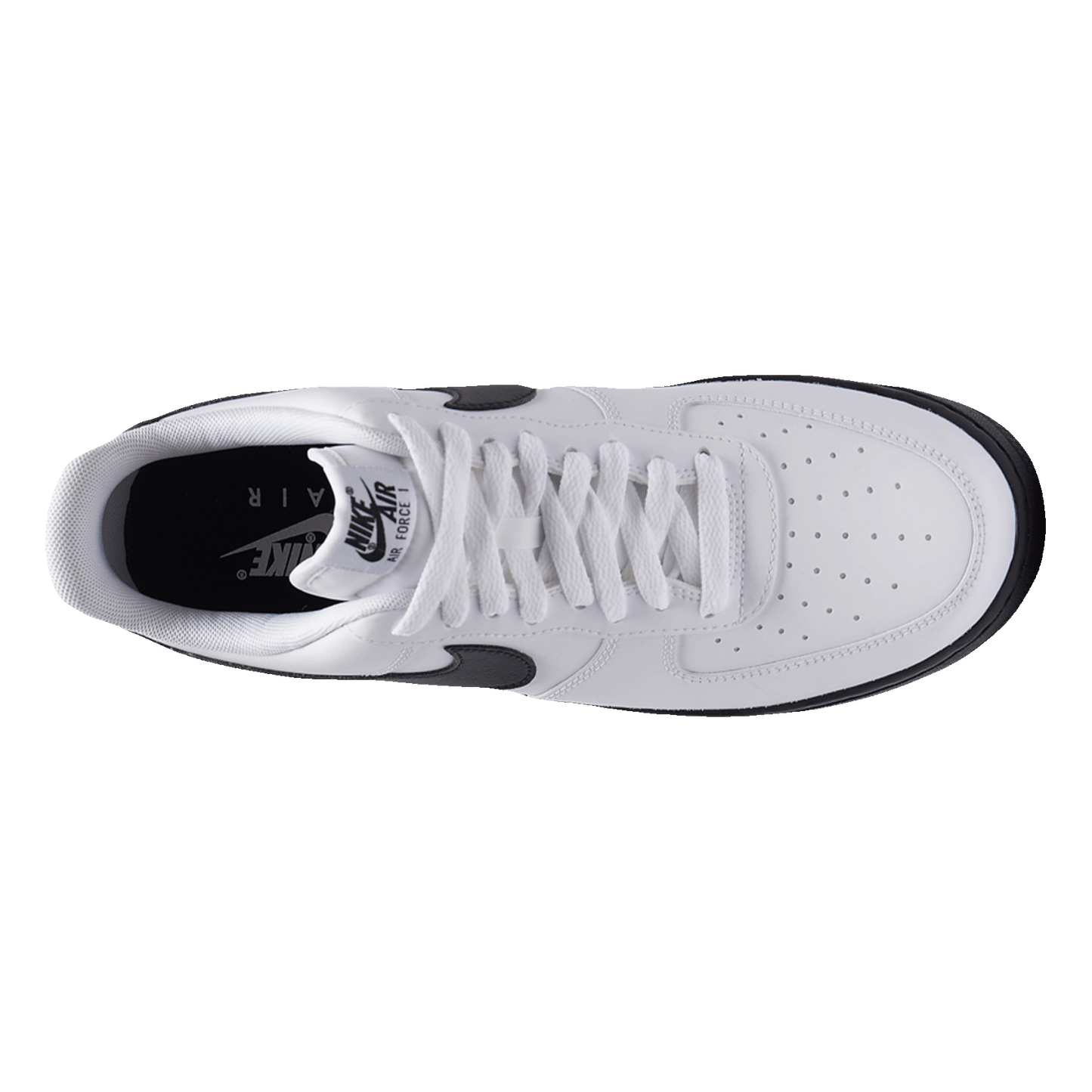 Nike Air Force 1 Low White Black Midsole Oben