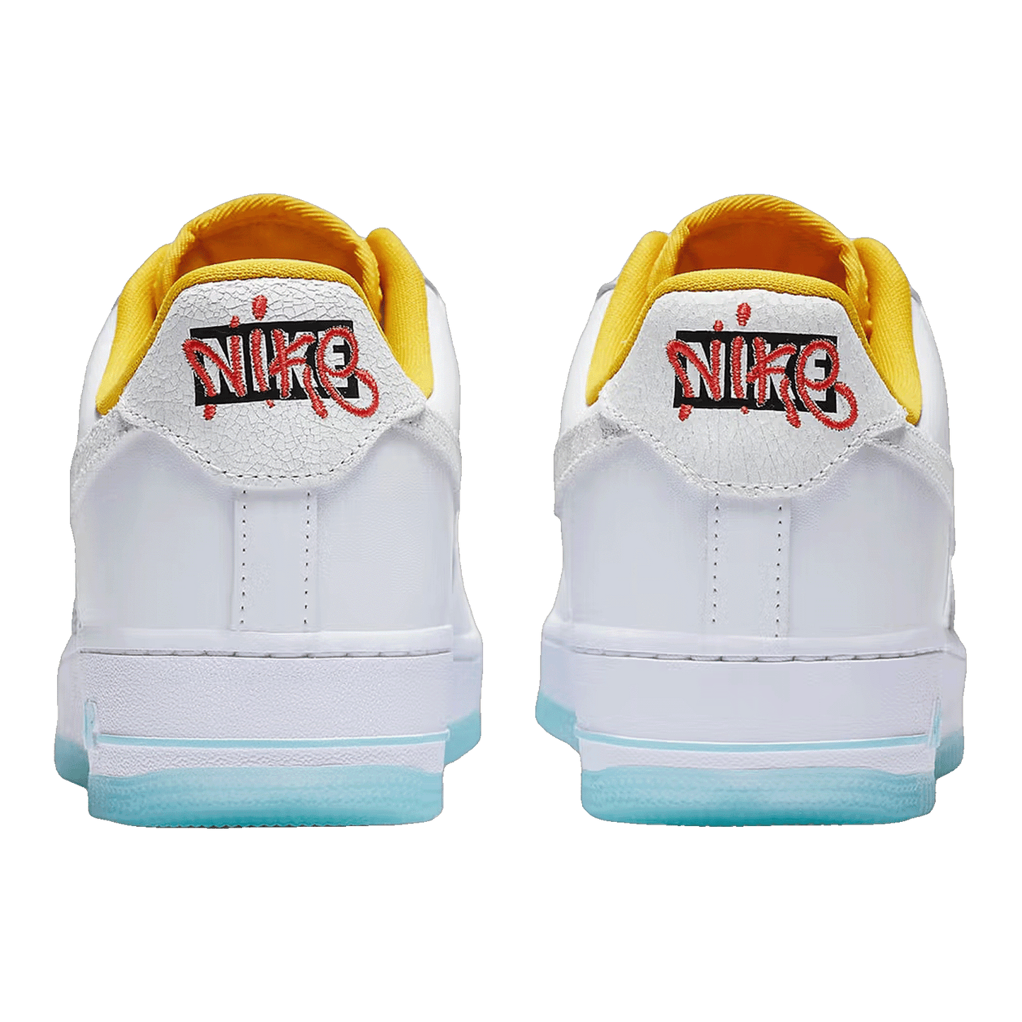 Nike Air Force 1 Low White Dark Sulfur (W) Back