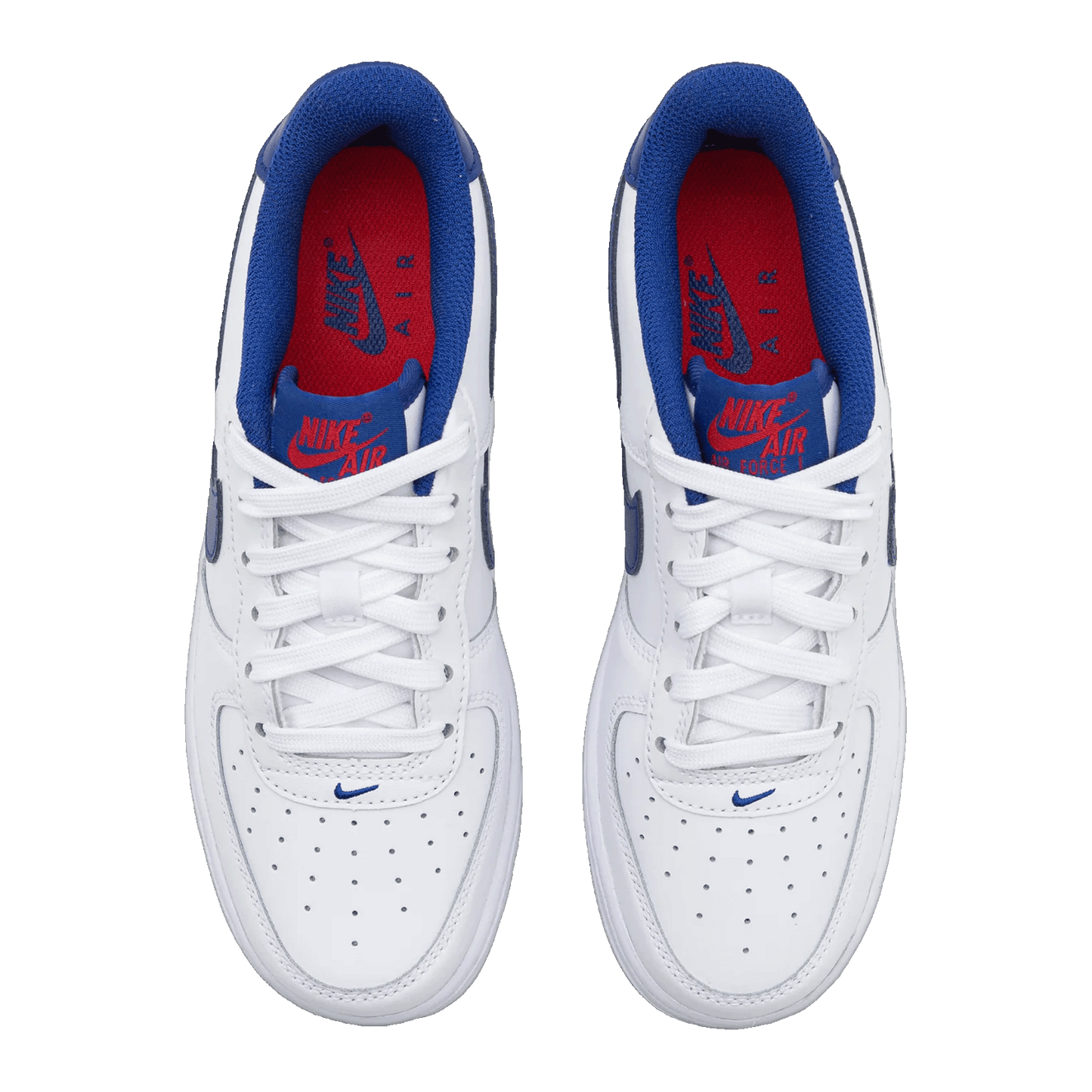 Nike Air Force 1 Low White Deep Royal (GS) Oben