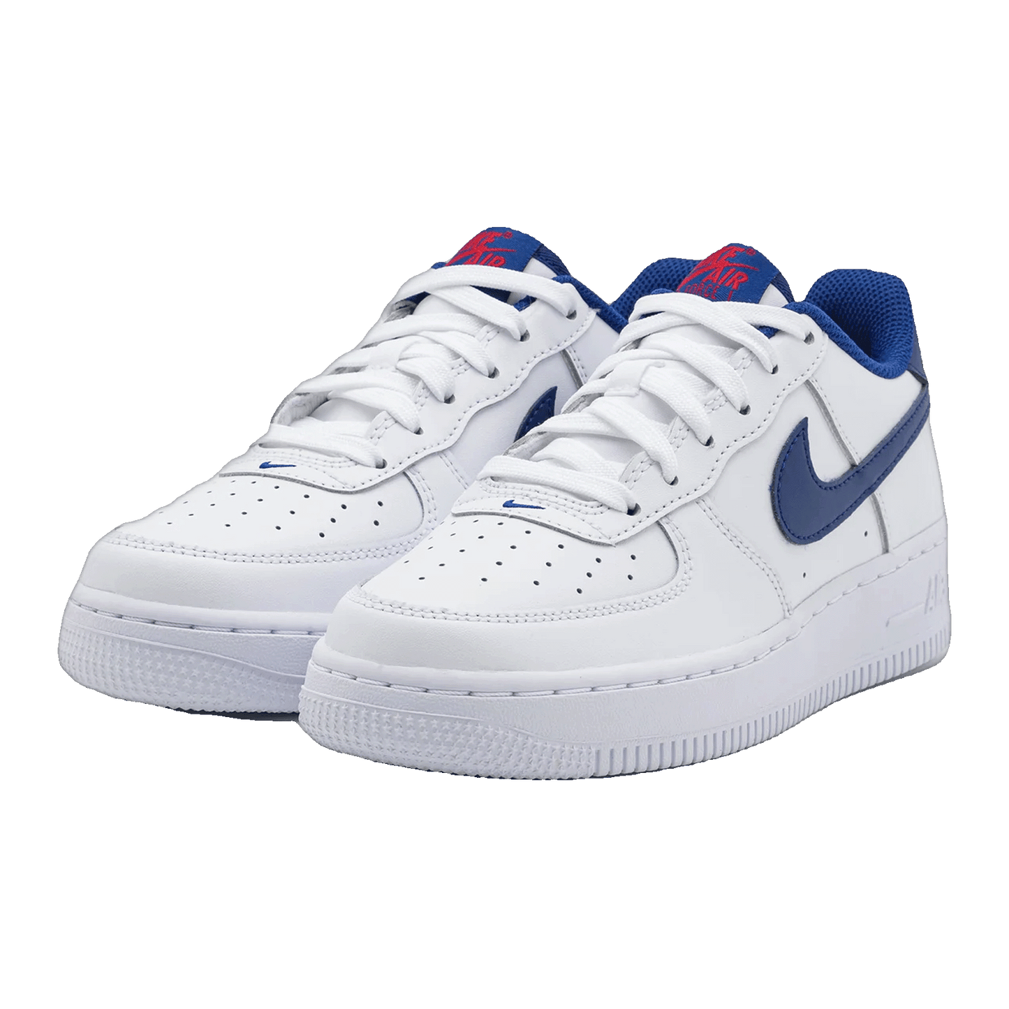 Nike Air Force 1 Low White Deep Royal (GS) Side