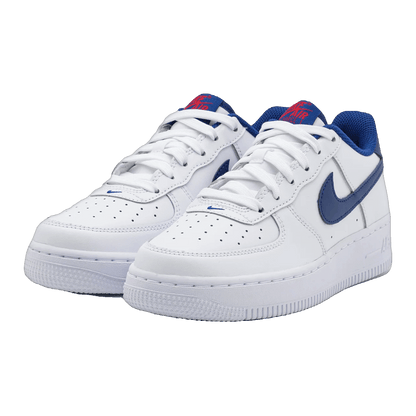 Nike Air Force 1 Low White Deep Royal (GS) Side