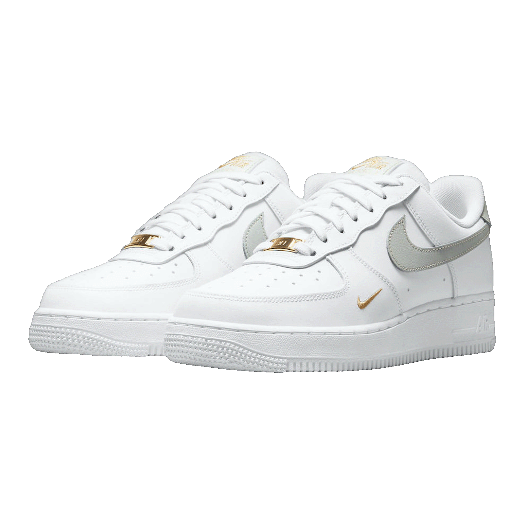 Nike Air Force 1 Low White Grey Gold (W) Side